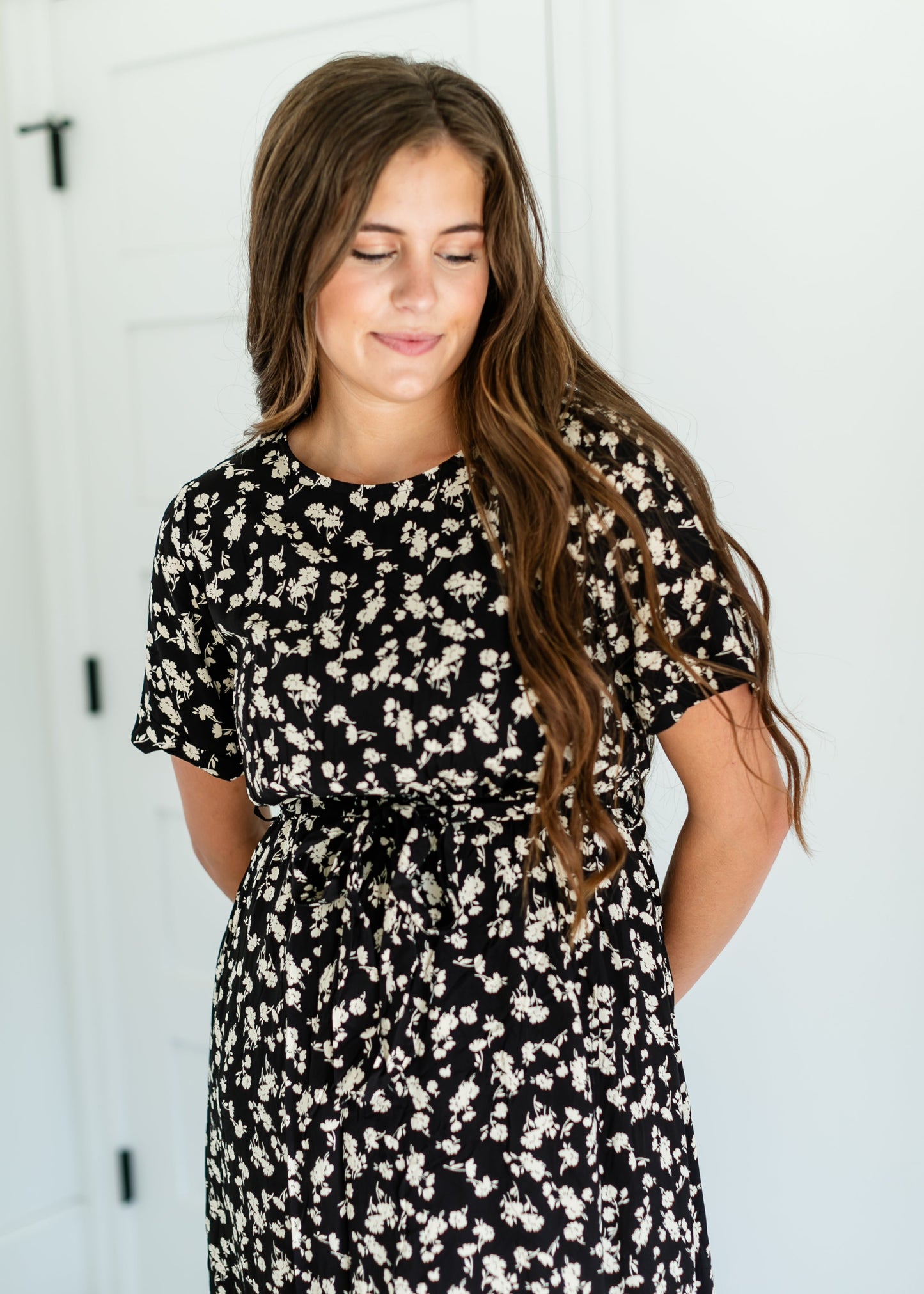 Floral Belted Maxi Dress FF Dresses