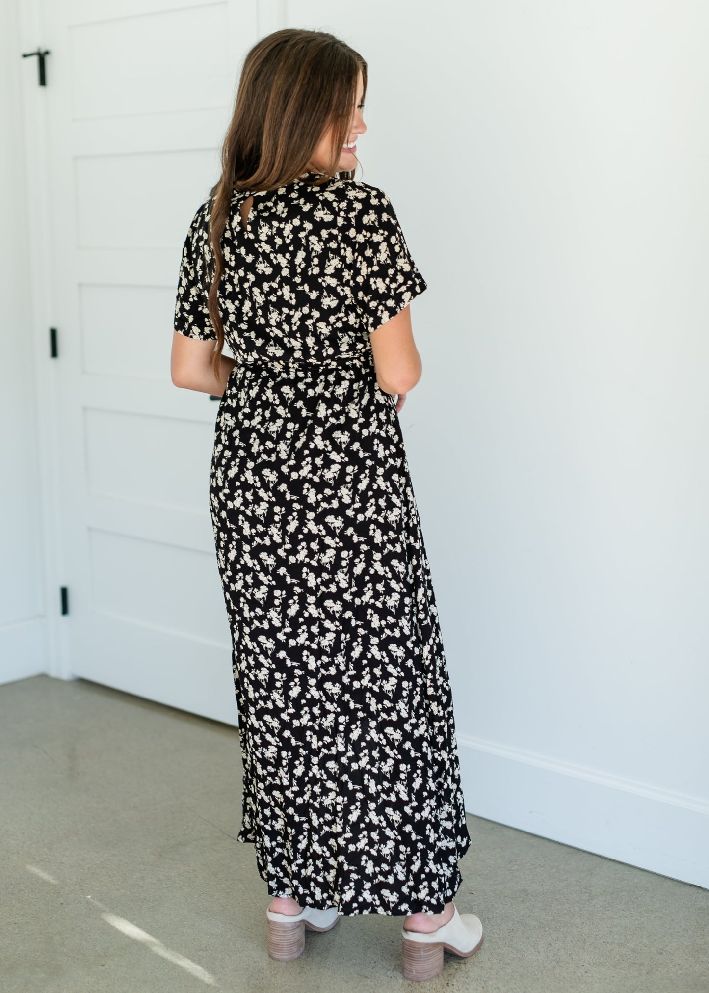 Floral Belted Maxi Dress FF Dresses