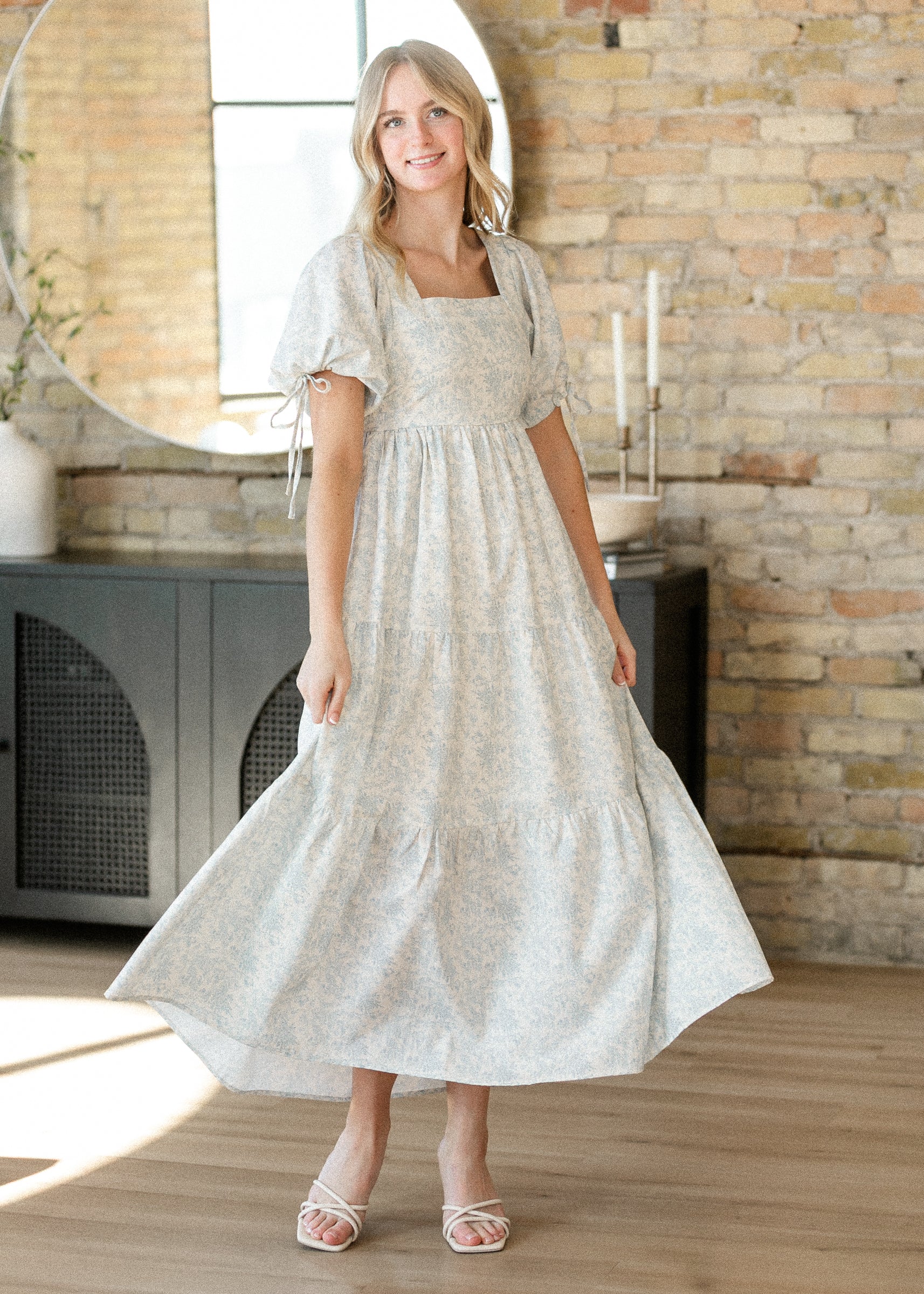 square neck floral maxi dress Tie Sleeve S Party Outfit Cocktail Style Lace/Chiffon color:Immersed Black Lined / little stretch