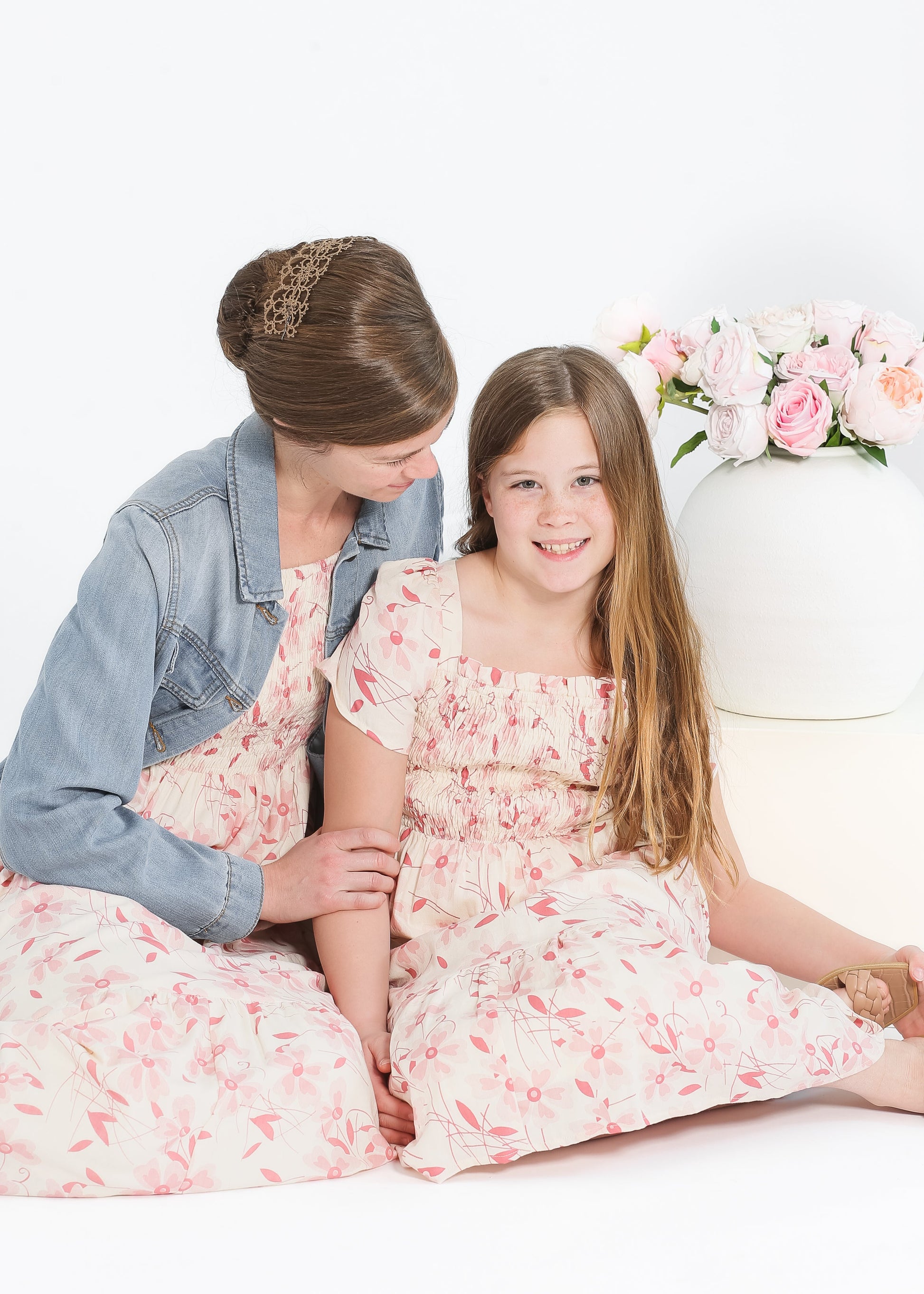 Girl's Summer Cap Sleeve Midi Dress IC Girls