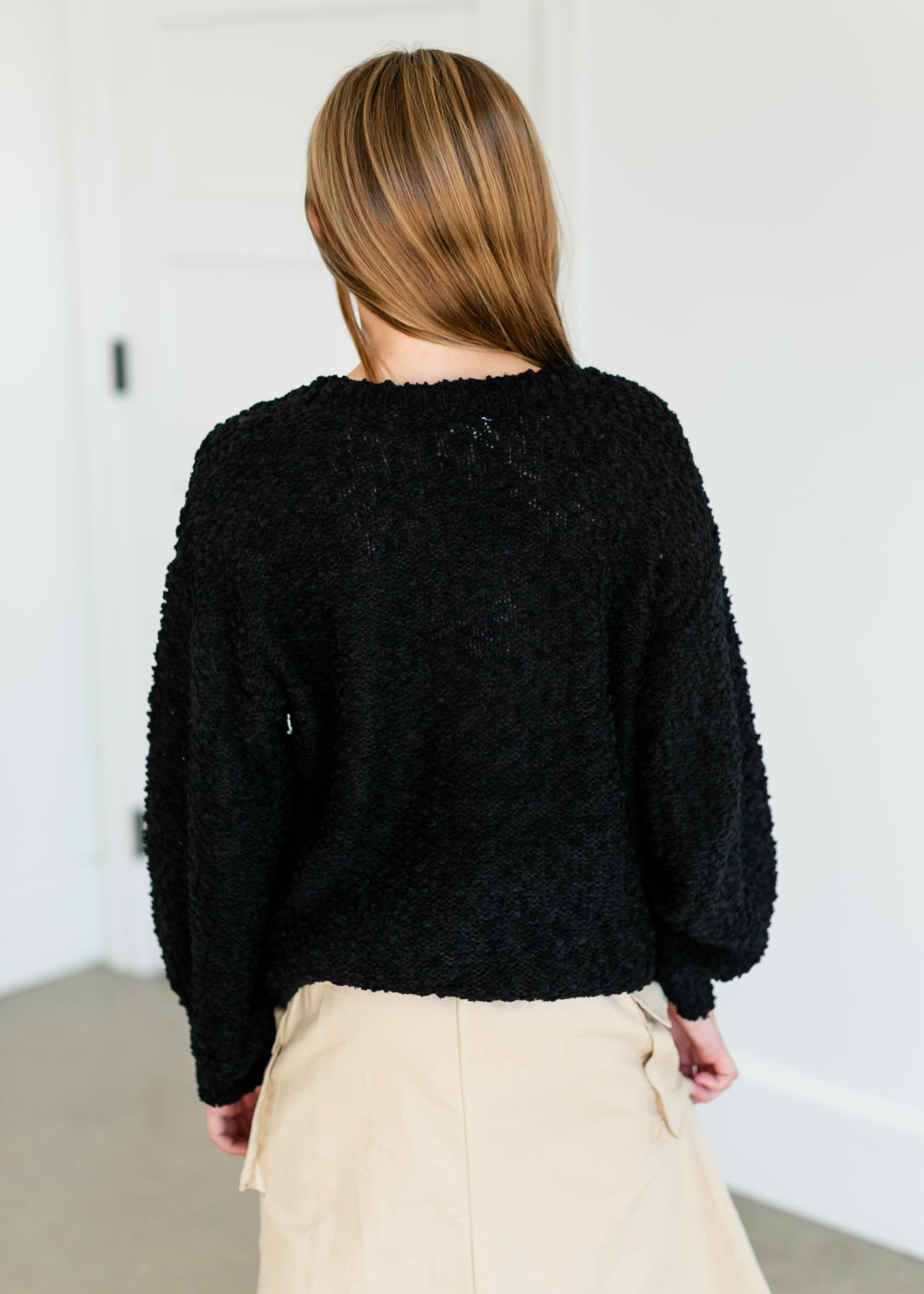 Girls Popcorn Knit Pullover Sweater FF Girls