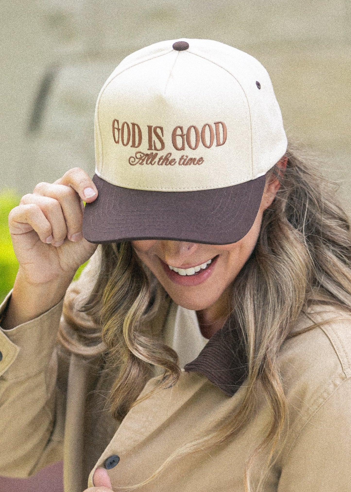 God Is Good All the Time Trucker Hat Accessories