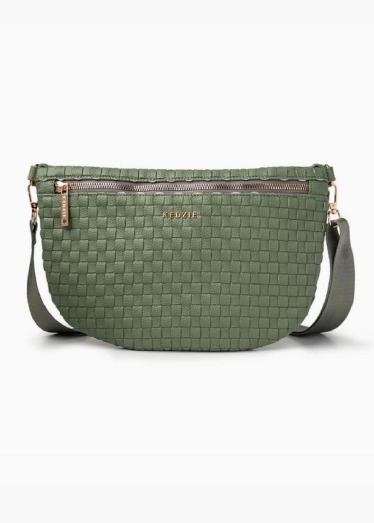 Green Terrace Woven Crossbody Bag Accessory
