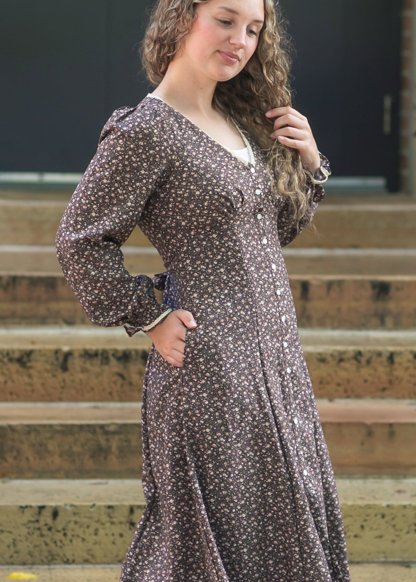 Greer Long Sleeve Dress FF Dresses