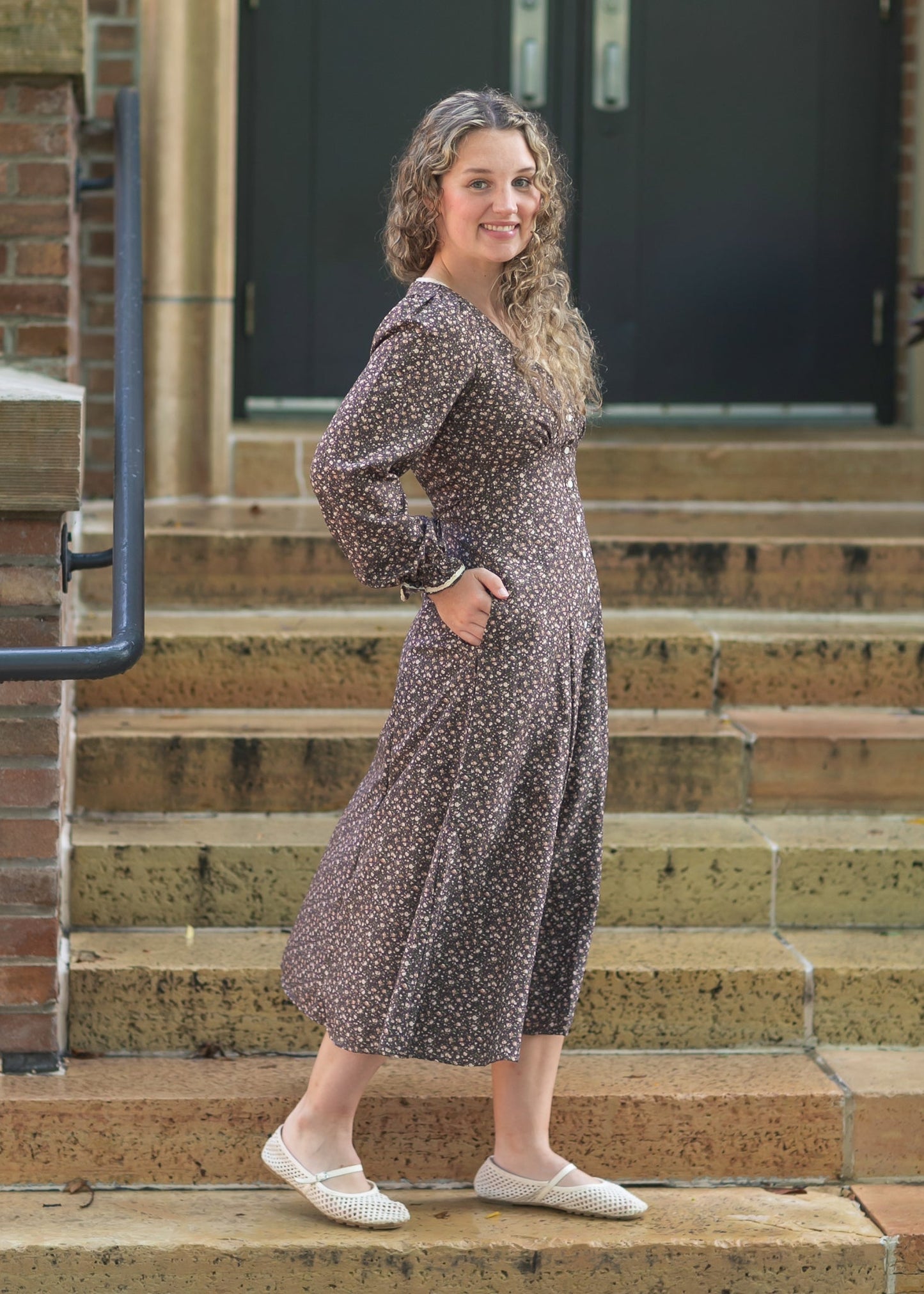 Greer Long Sleeve Dress FF Dresses