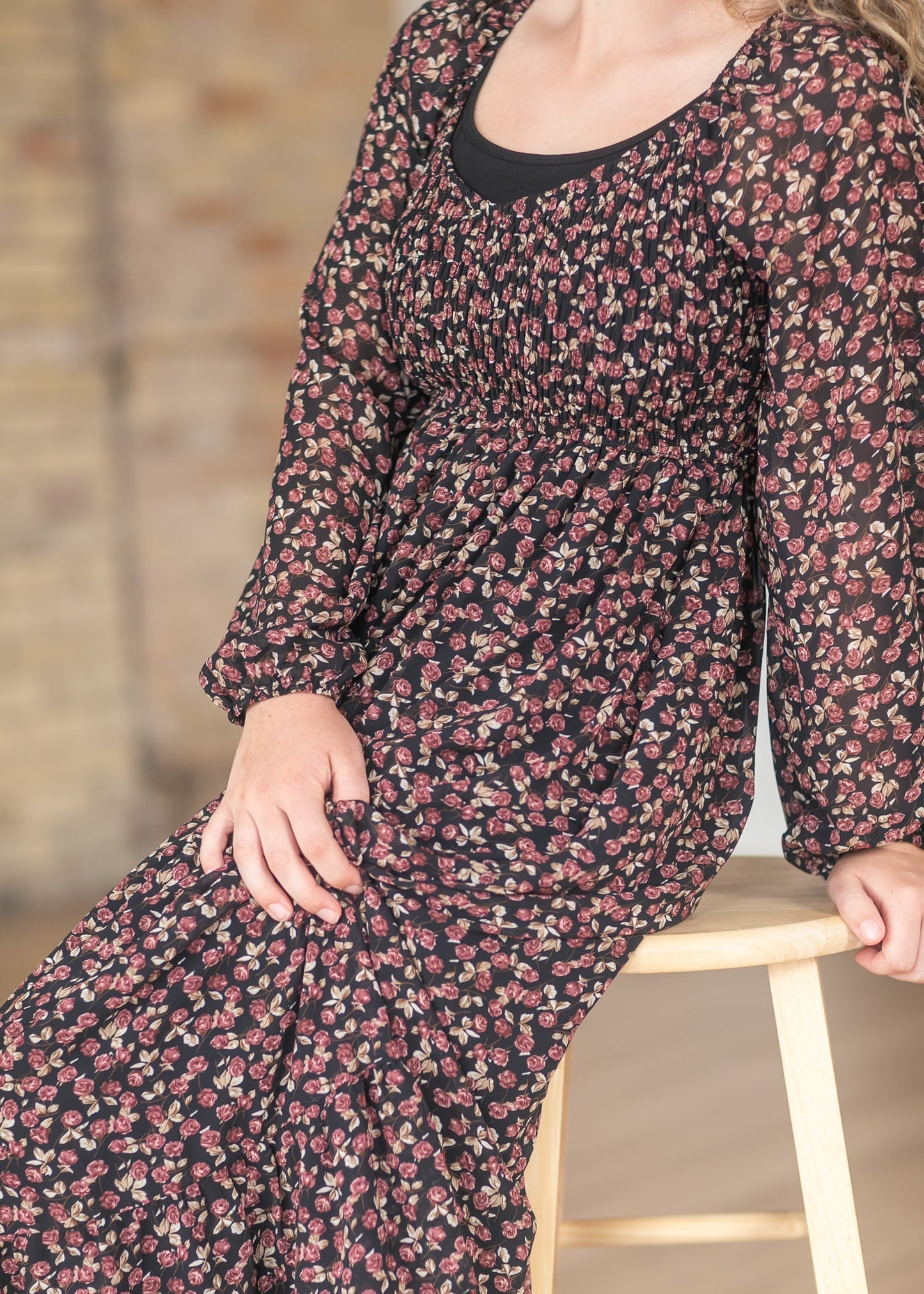 Greer Long Sleeve Dress FF Dresses