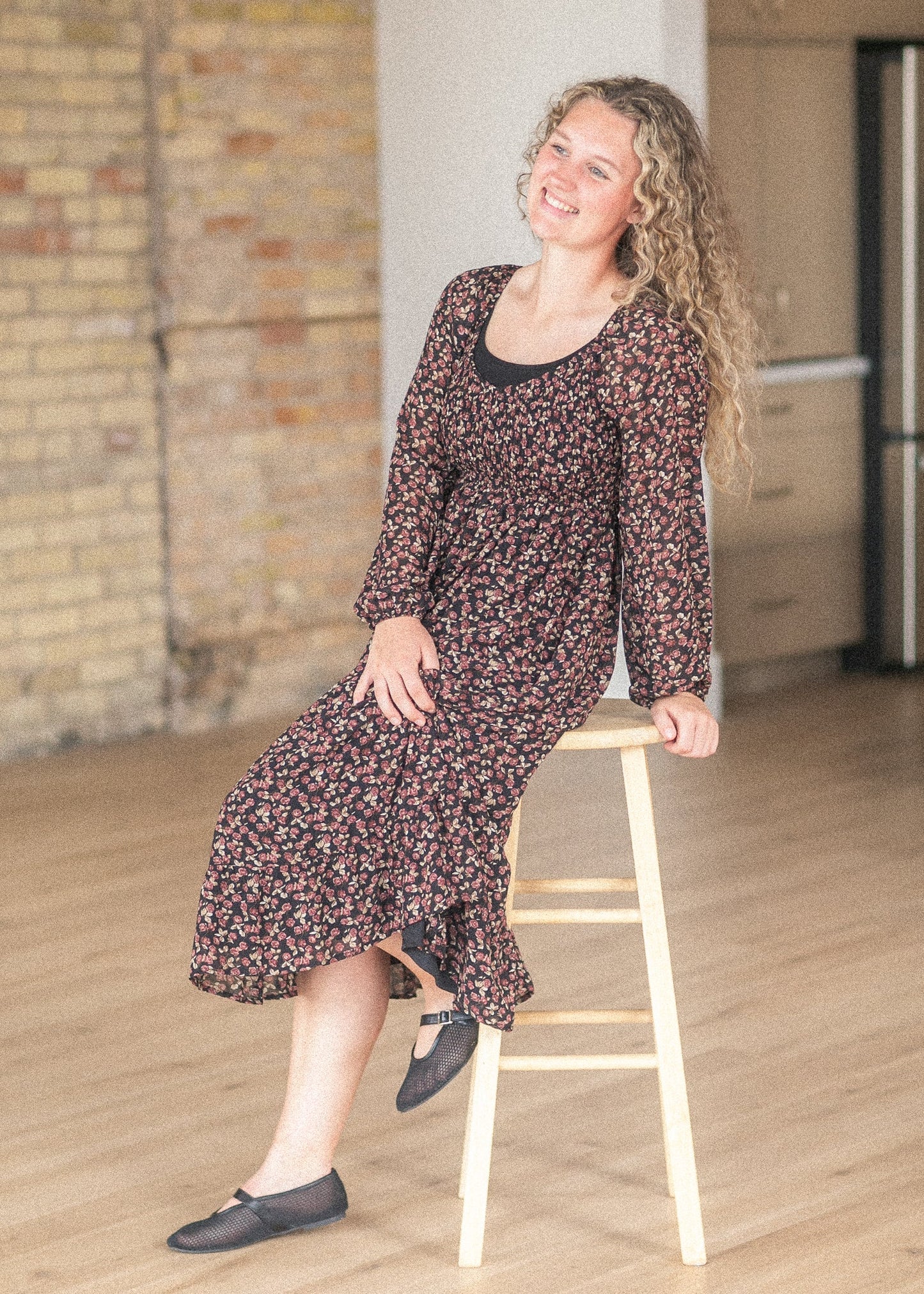 Greer Long Sleeve Dress FF Dresses