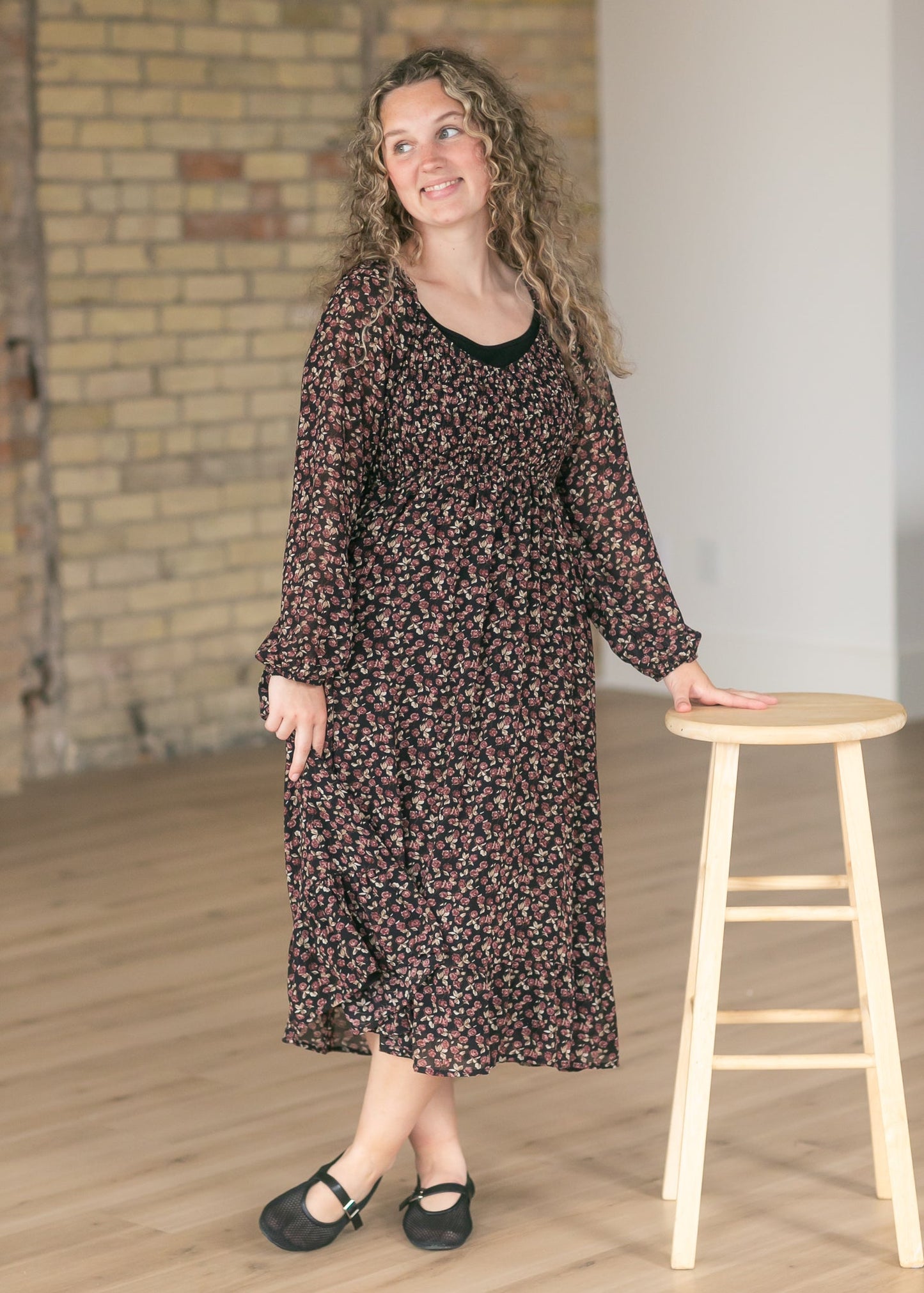 Greer Long Sleeve Dress FF Dresses