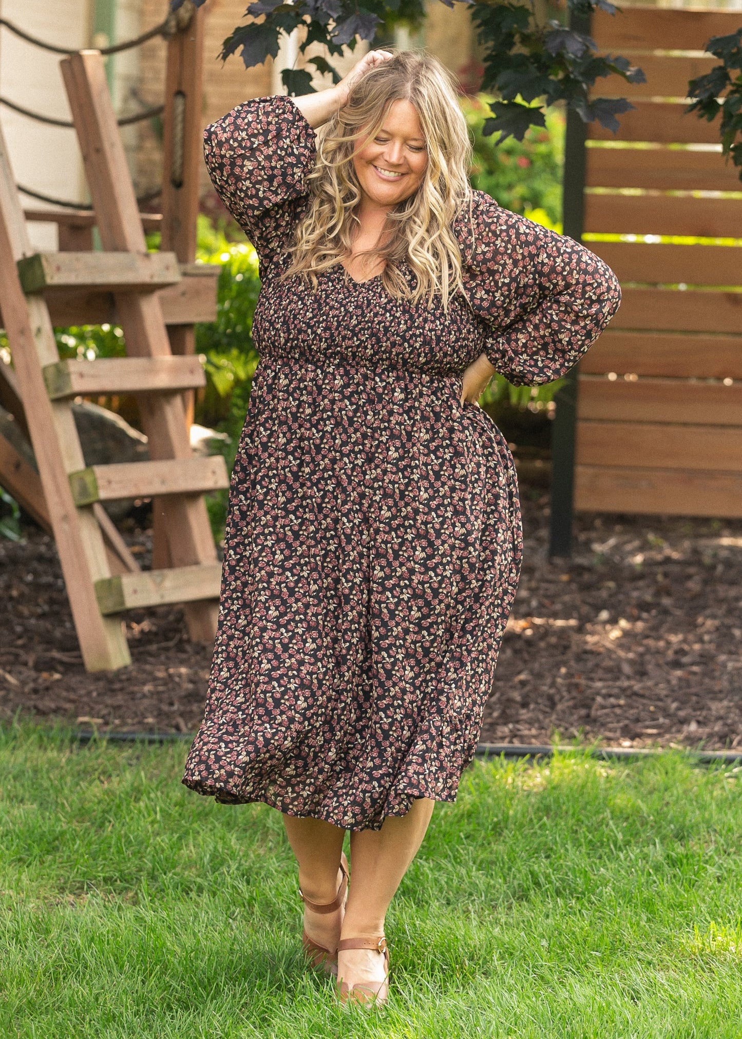 Greer Long Sleeve Dress FF Dresses