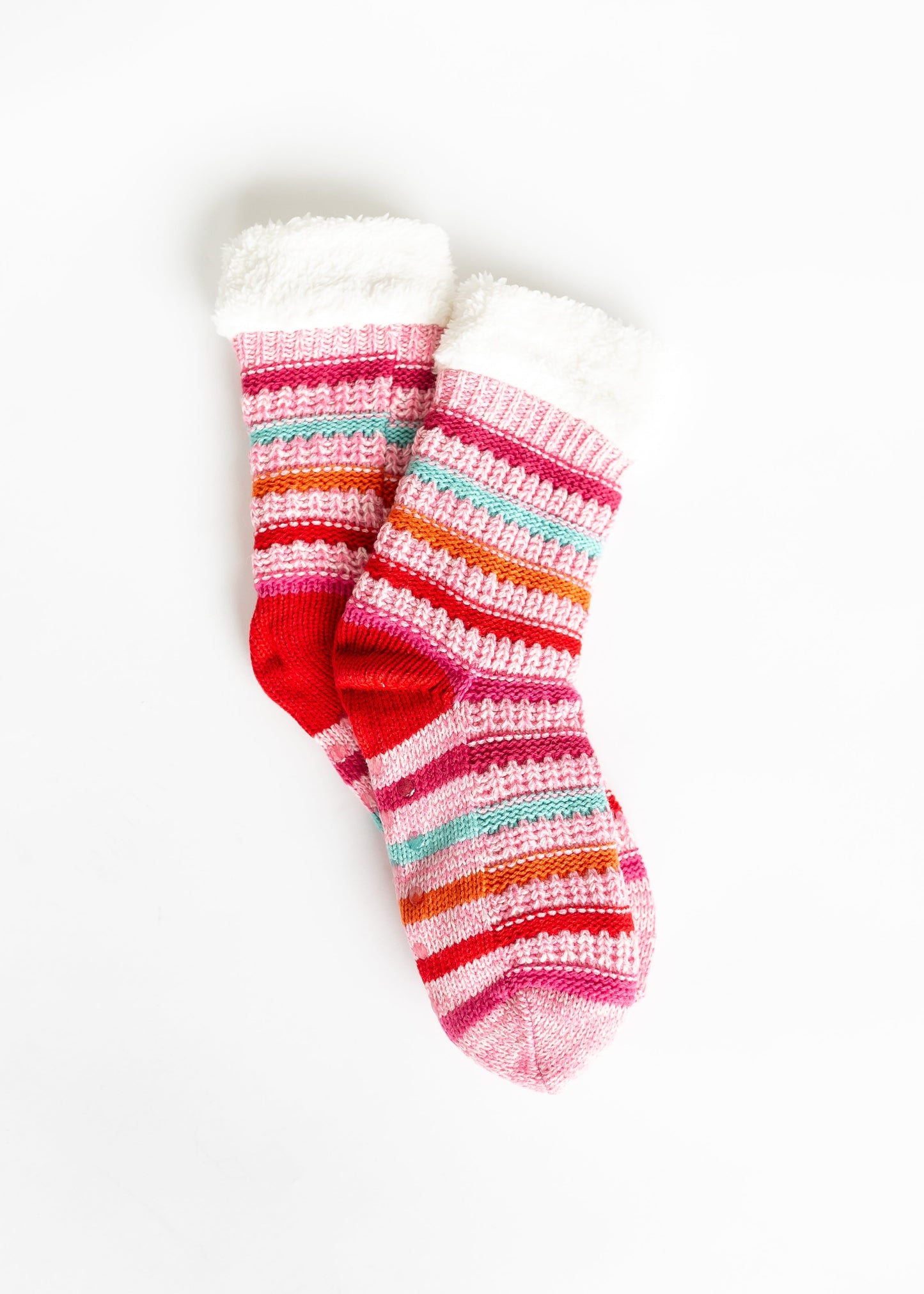 Grippy Fuzzy Slipper Socks Accessories Multicolor