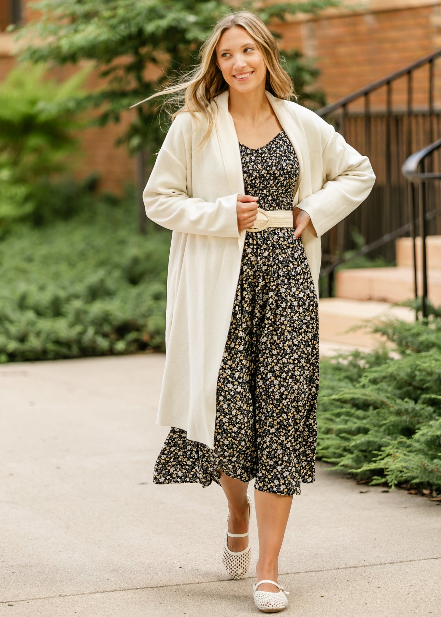 Harlow 3/4 Sleeve Dress FF Dresses