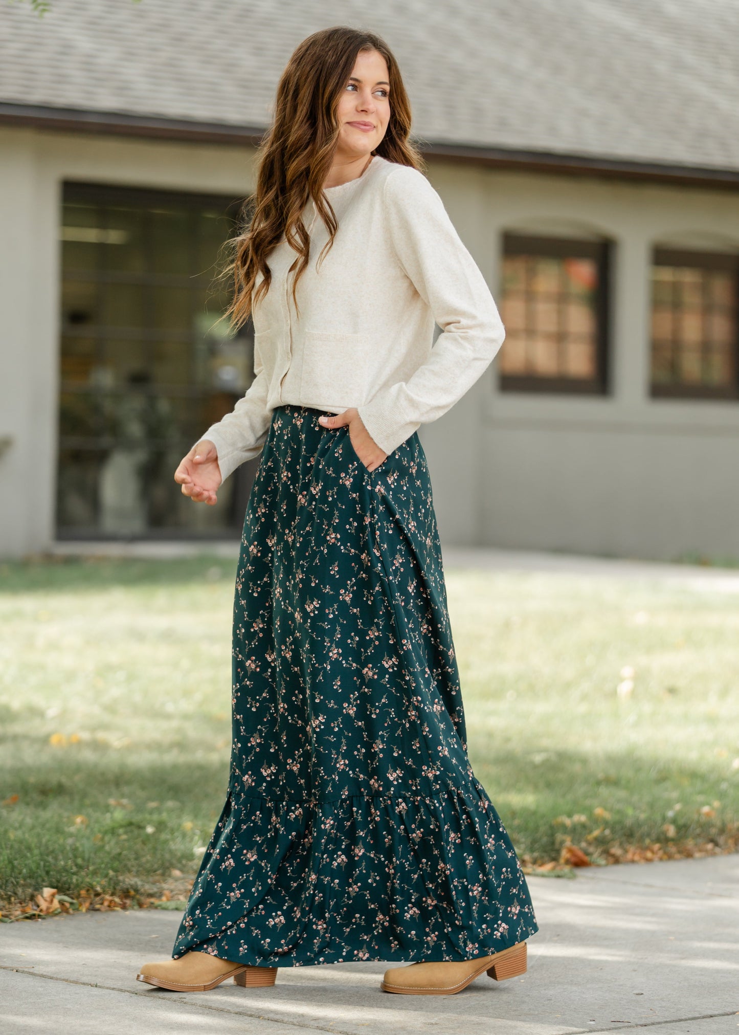 Havyn Lined Maxi Skirt IC Skirts