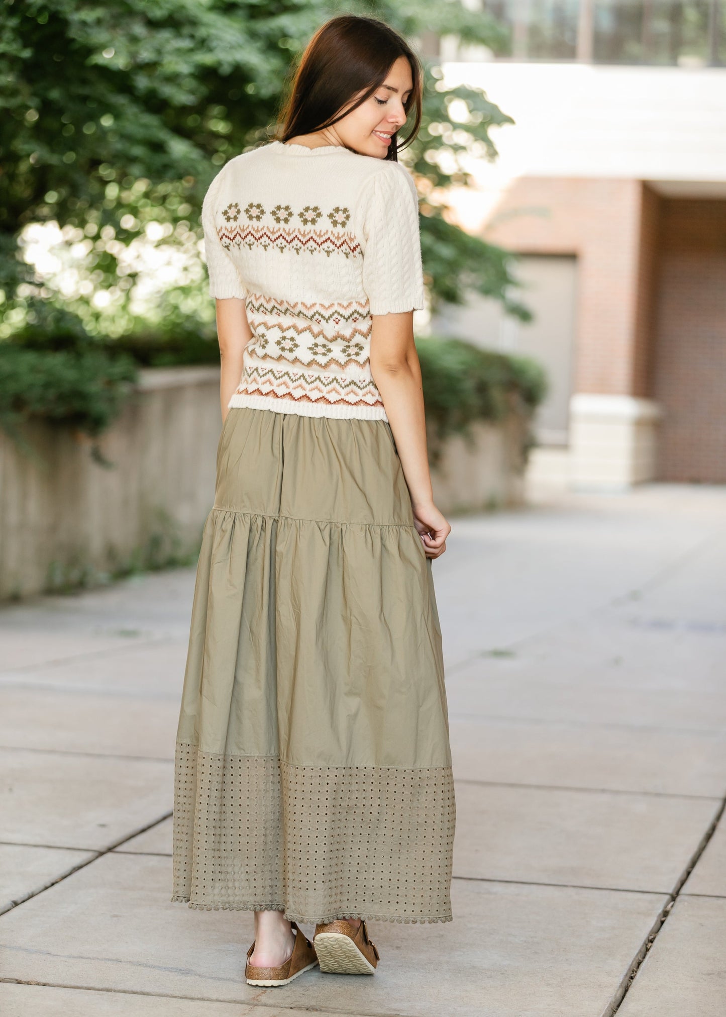 Heartloom® Coco Eyelet Hem Maxi Skirt FF Skirts