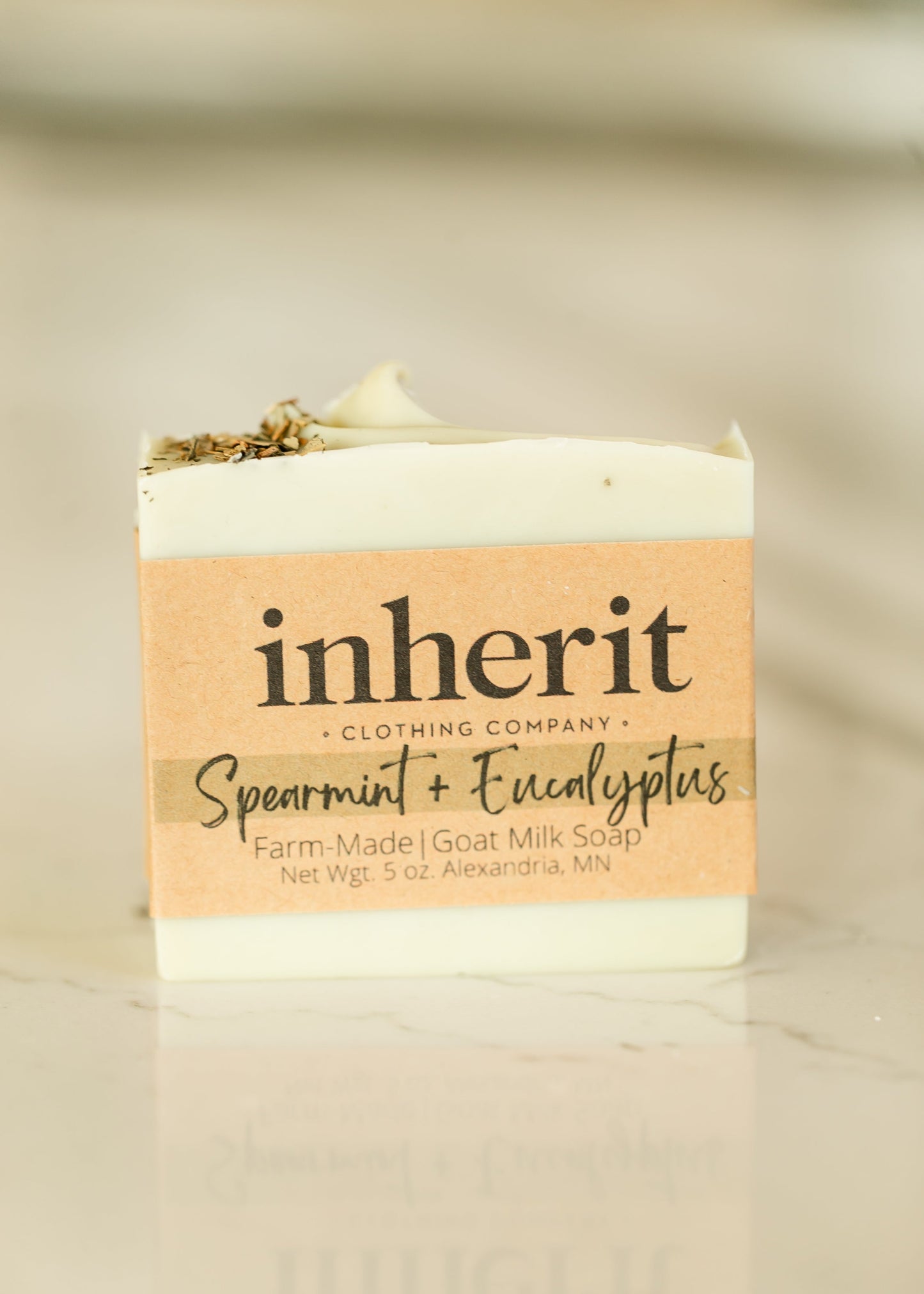 Inherit Artisan Farm Made Goat Milk Bar Soap Gifts Spearmint + Eucalyptus