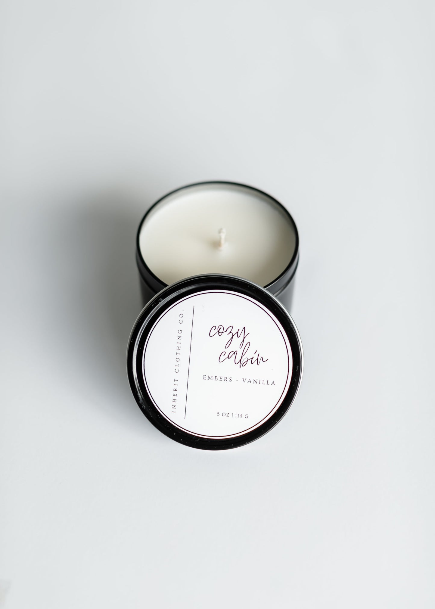 Inherit Authentic Scented Soy Candle 8oz Gifts Cozy Cabin