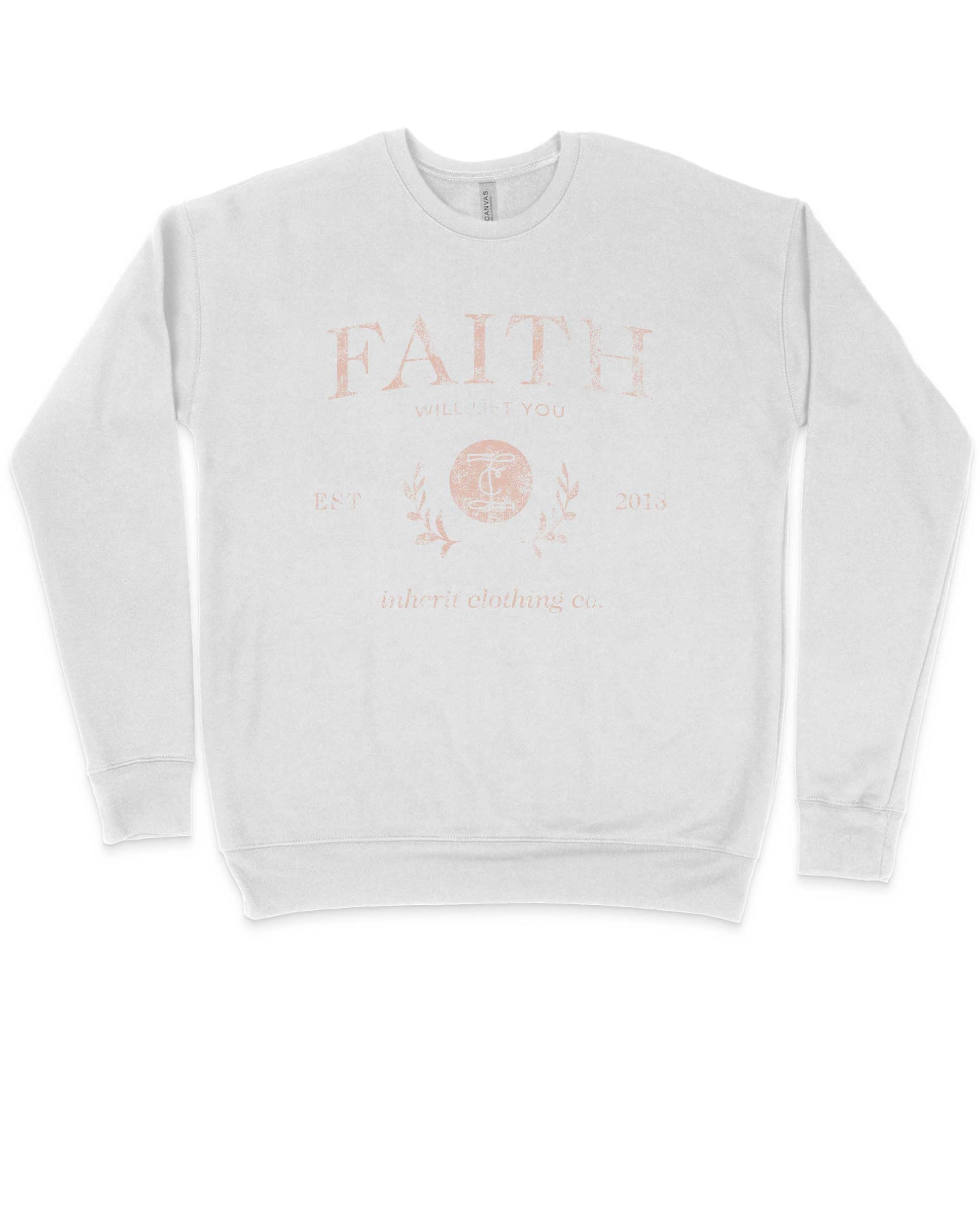 Inherit Faith Graphic Crewneck Sweatshirt IC Tops