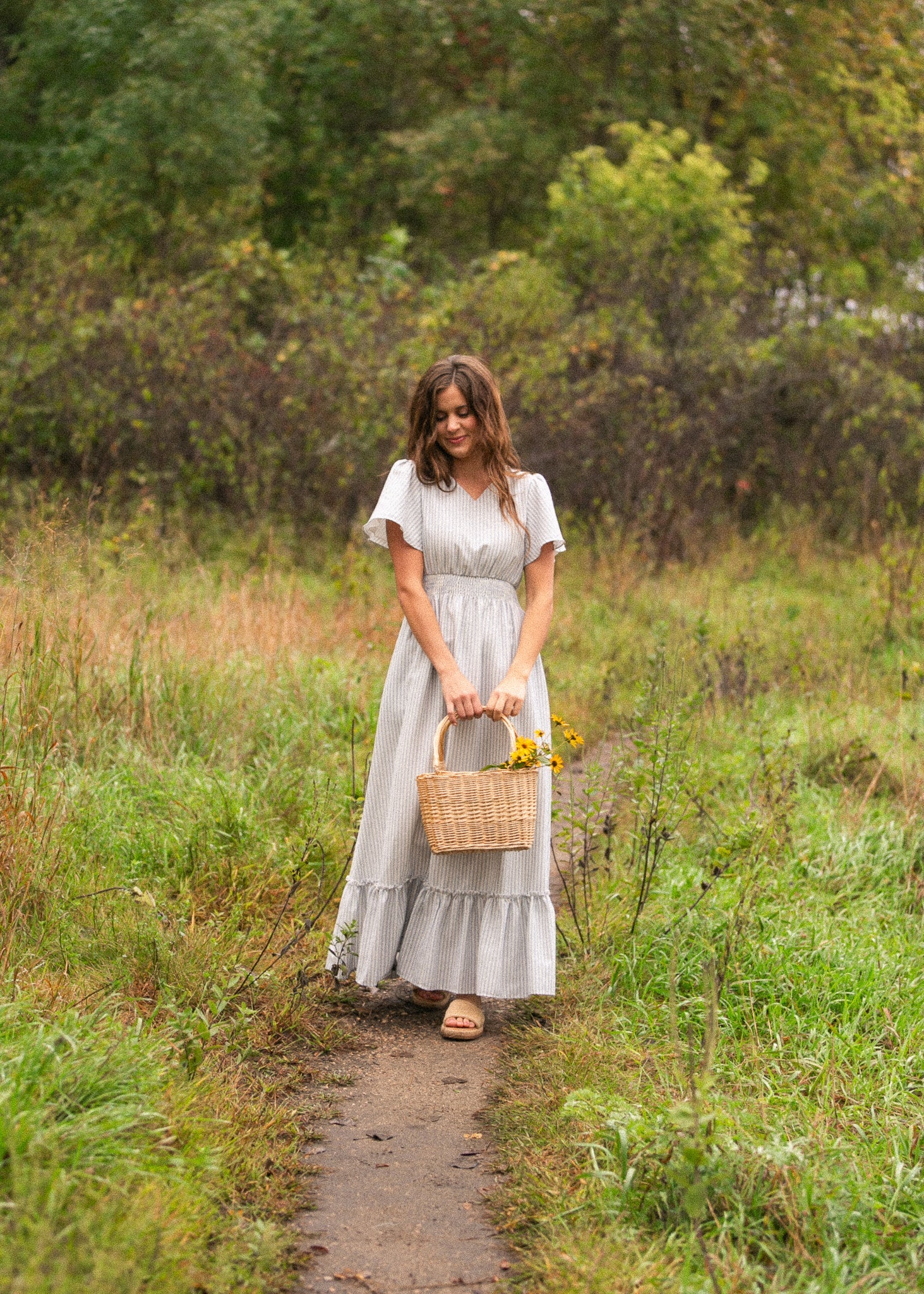 Isabella V Neck Maxi Dress IC Dresses