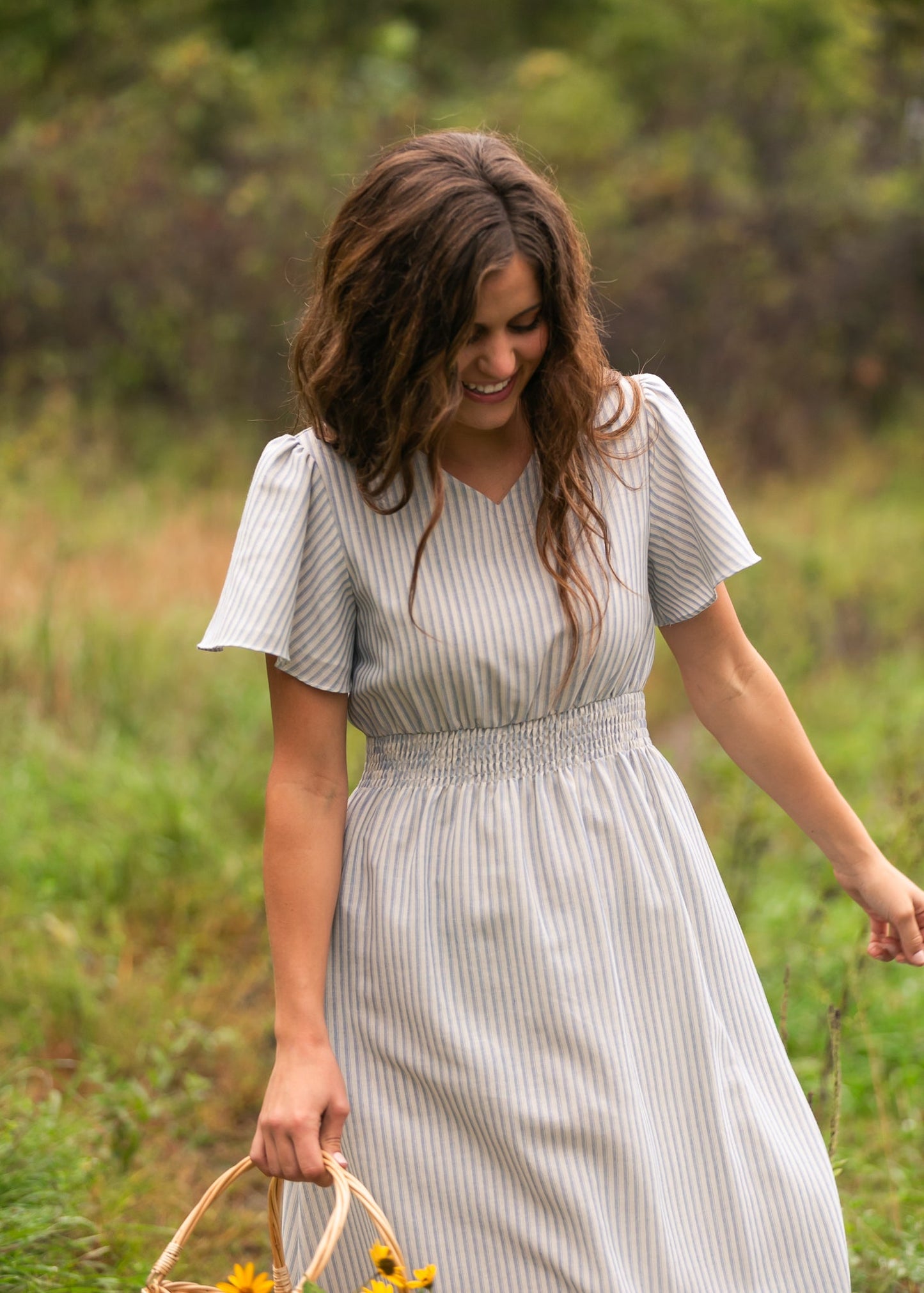 Isabella V Neck Maxi Dress IC Dresses