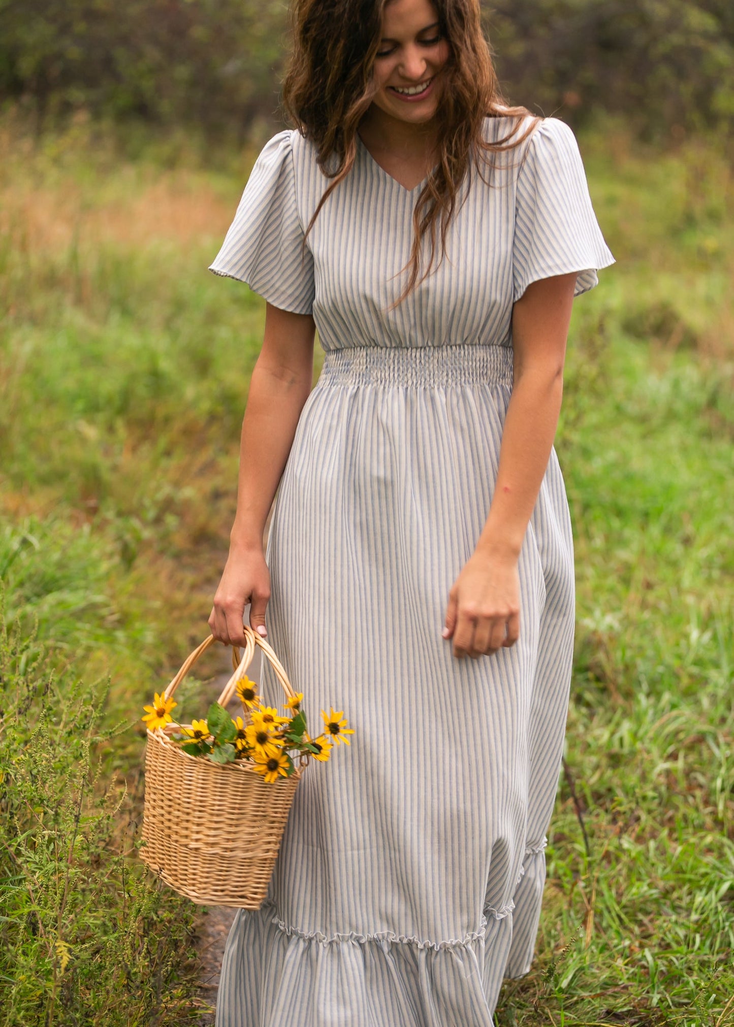 Isabella V Neck Maxi Dress IC Dresses