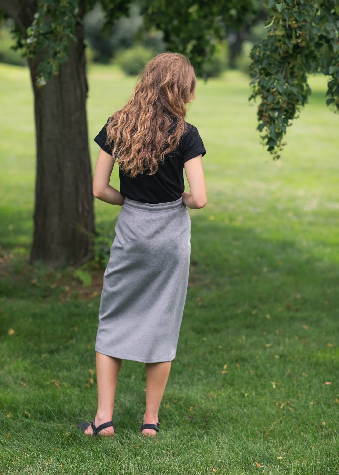 Jordan Knit Midi Skirt IC Skirts