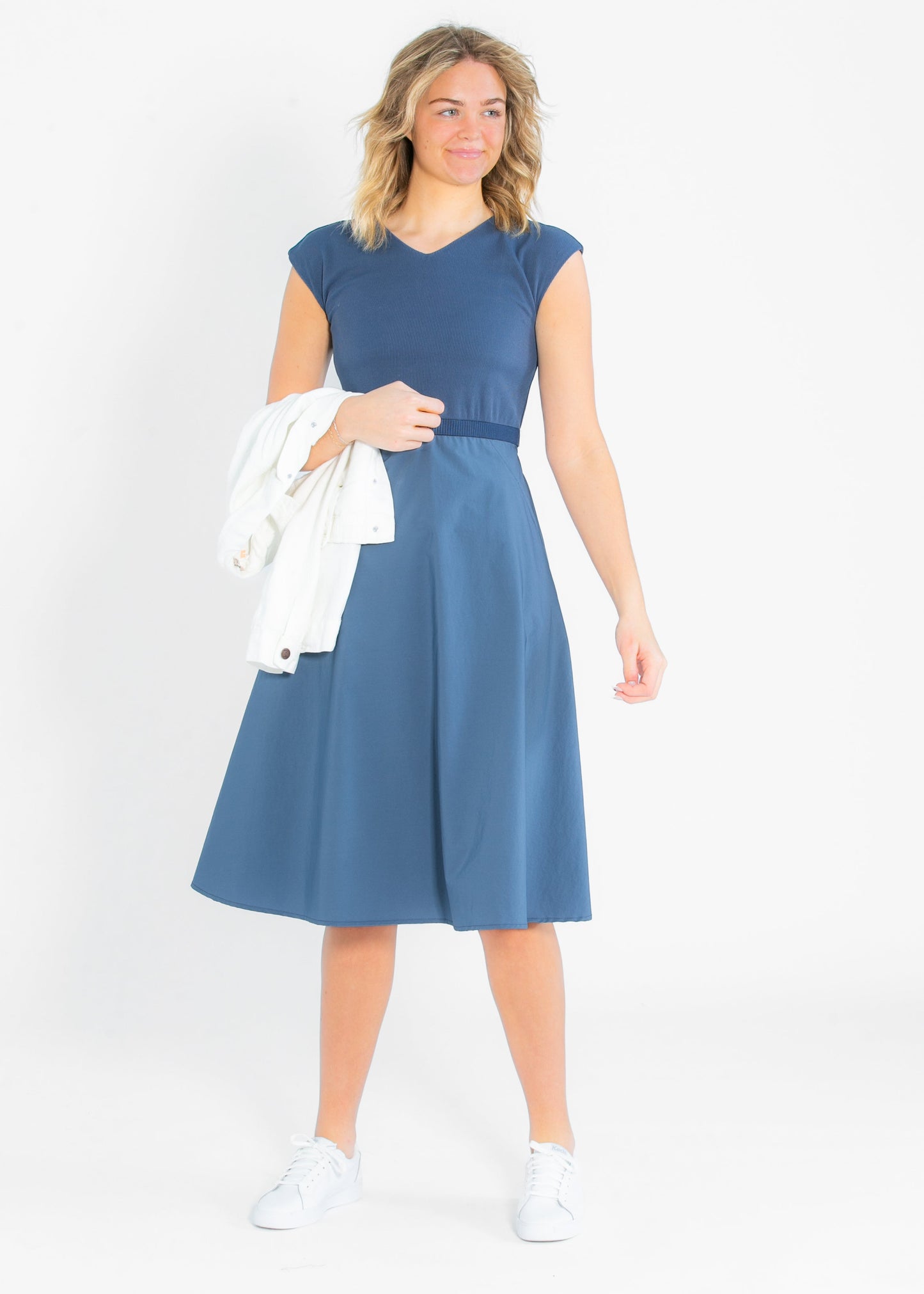 Kate Cap Sleeve Midi Dress IC Dresses