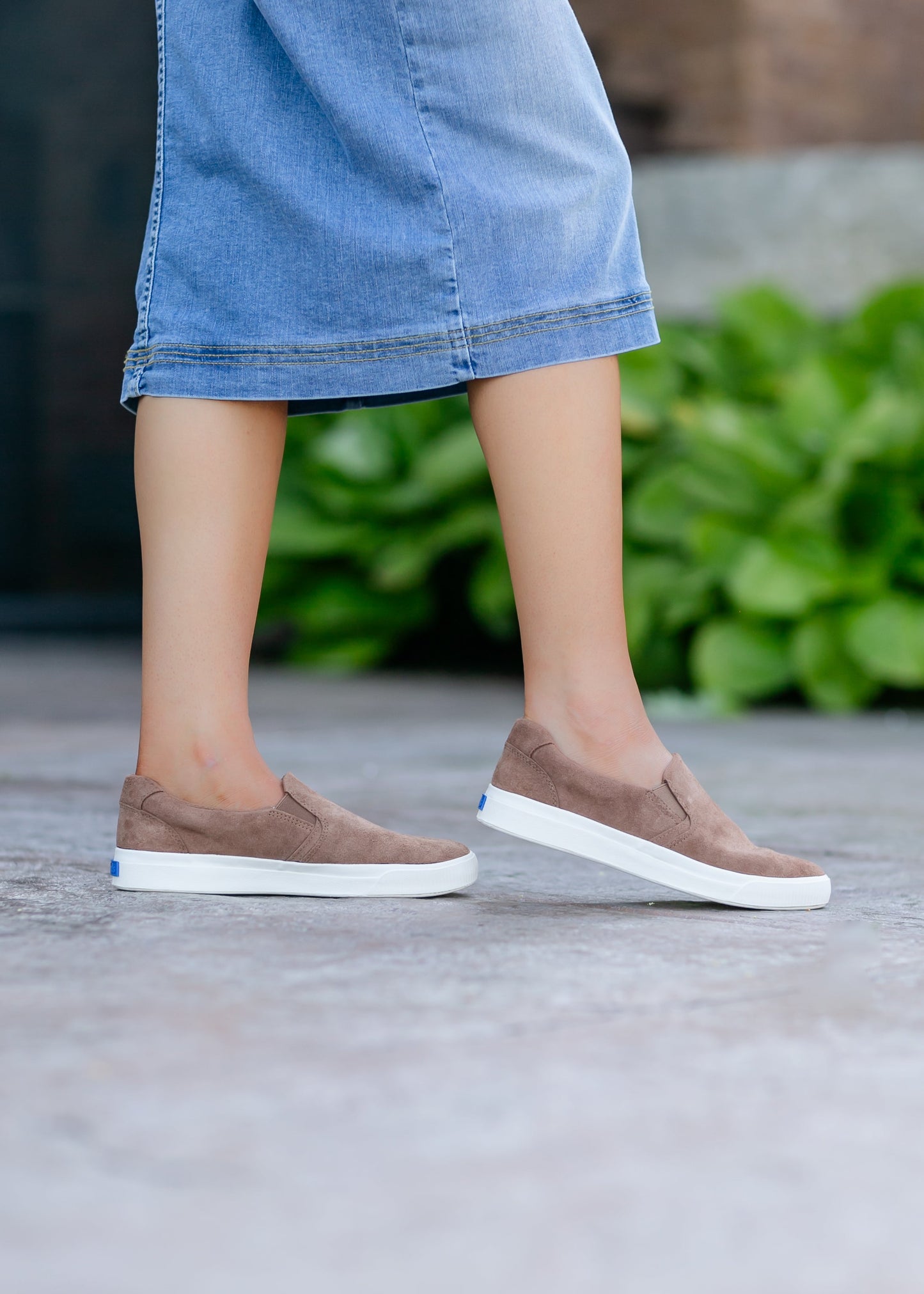 Keds® Pursuit Suede Slip On Sneaker Shoes