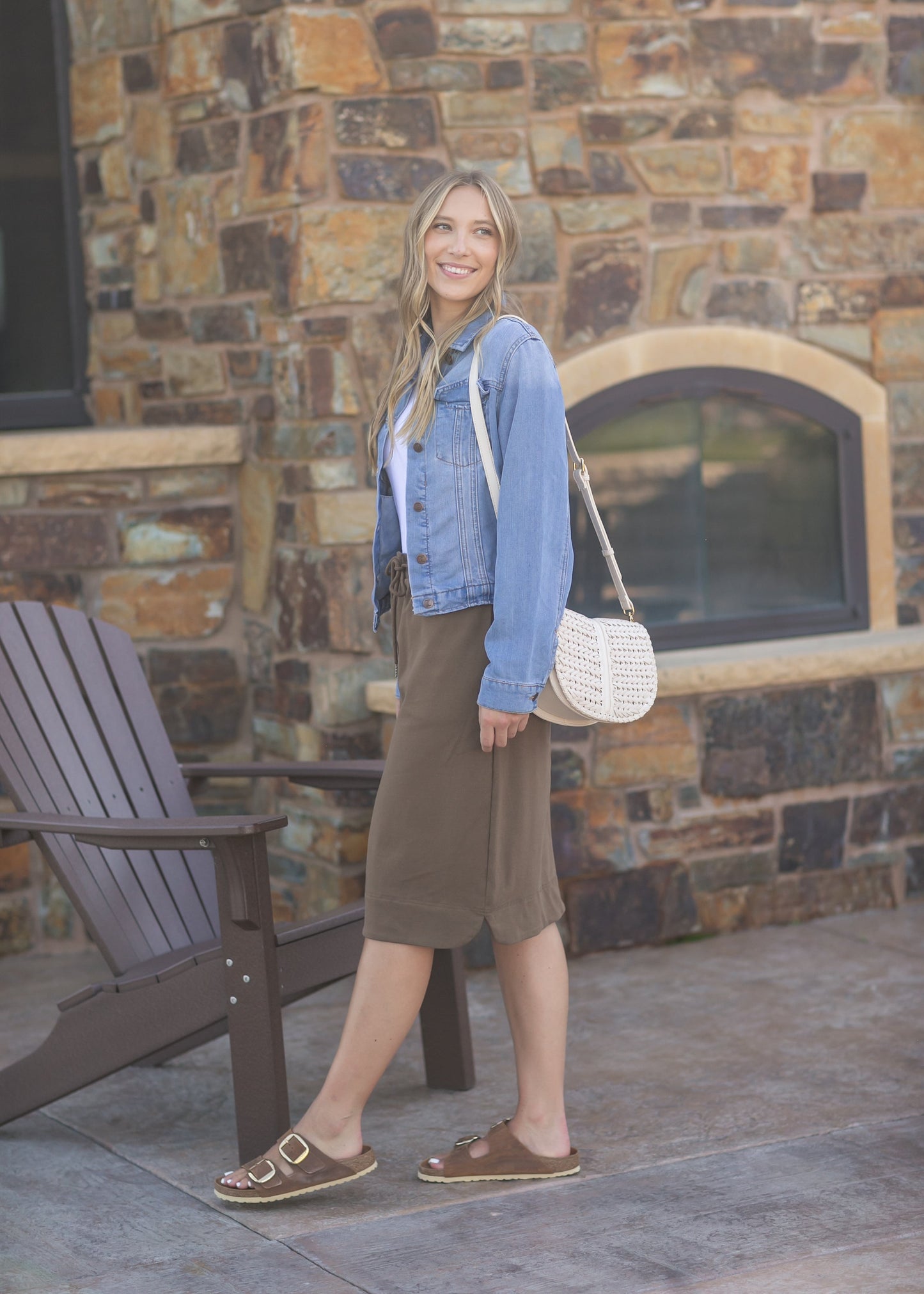 Kelly Drawstring Midi Skirt IC Skirts