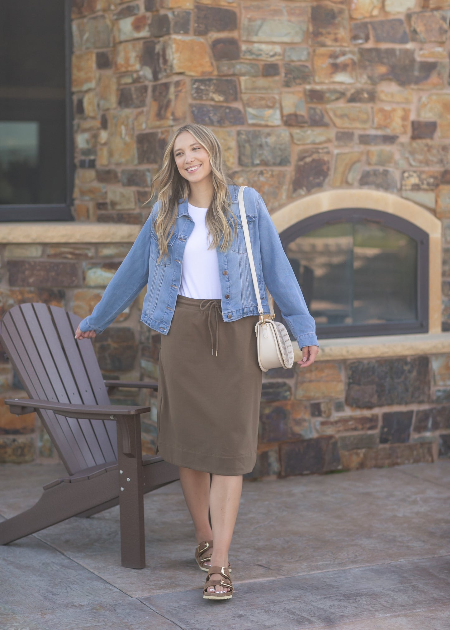 Kelly Drawstring Midi Skirt IC Skirts