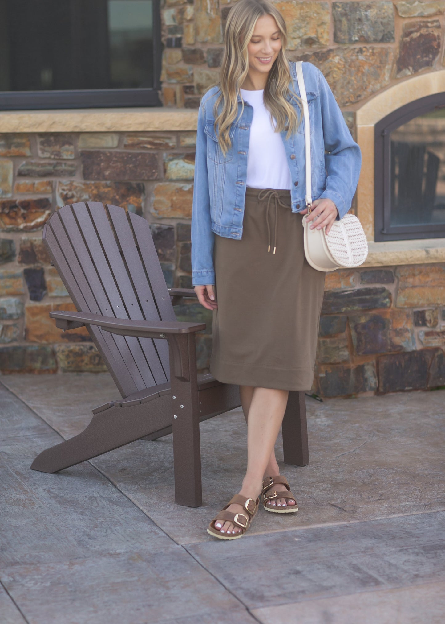 Kelly Drawstring Midi Skirt IC Skirts