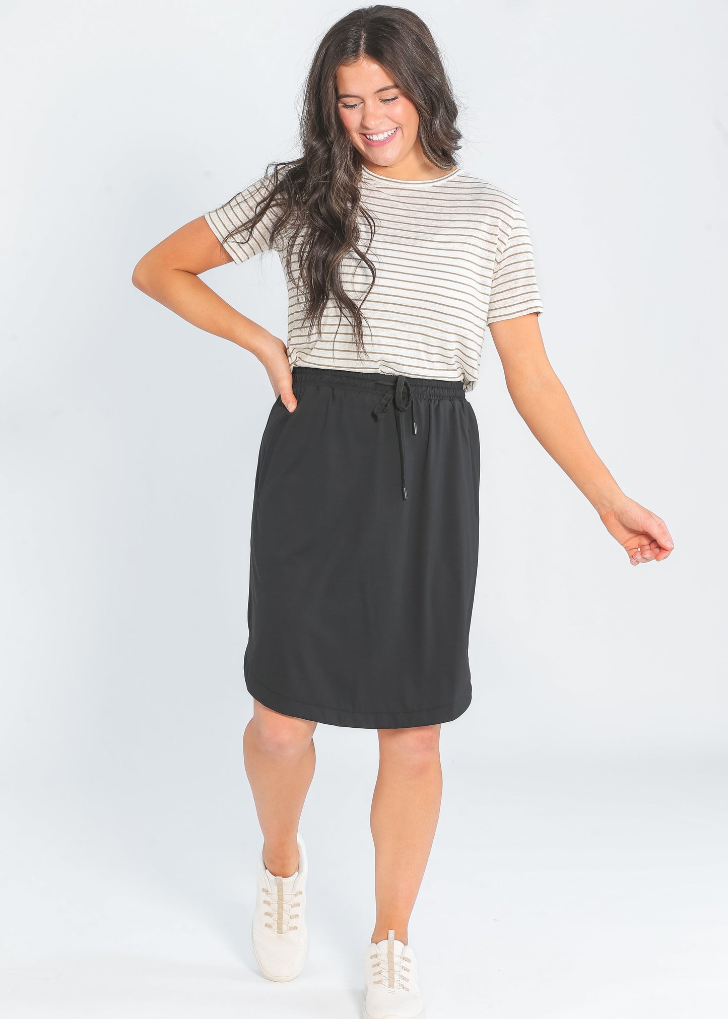 Kenedi Sport Athletic Midi Skirt IC Skirts