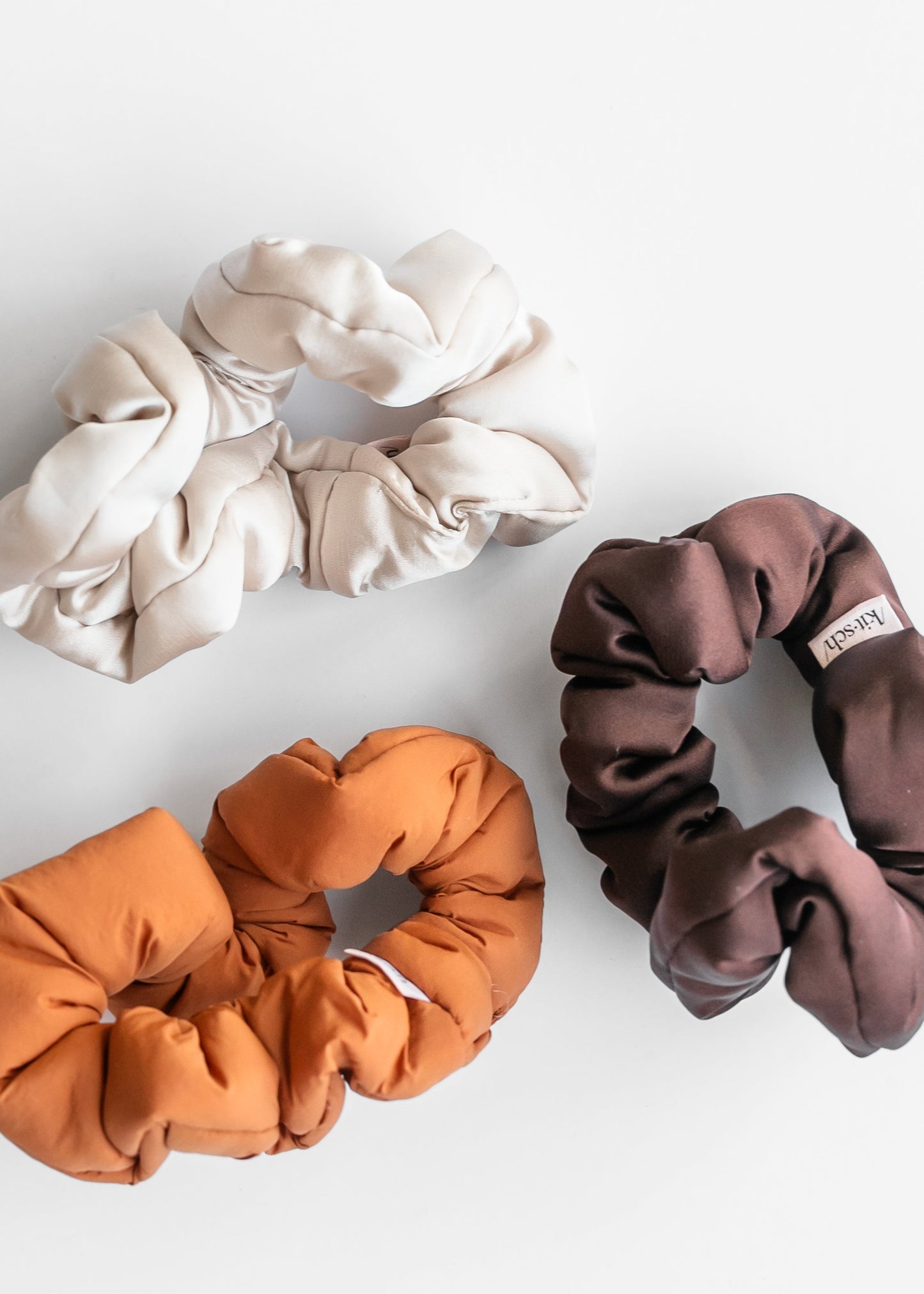 Kitsch™ Recycled Fabric Cloud Scrunchies 3pc Accessories