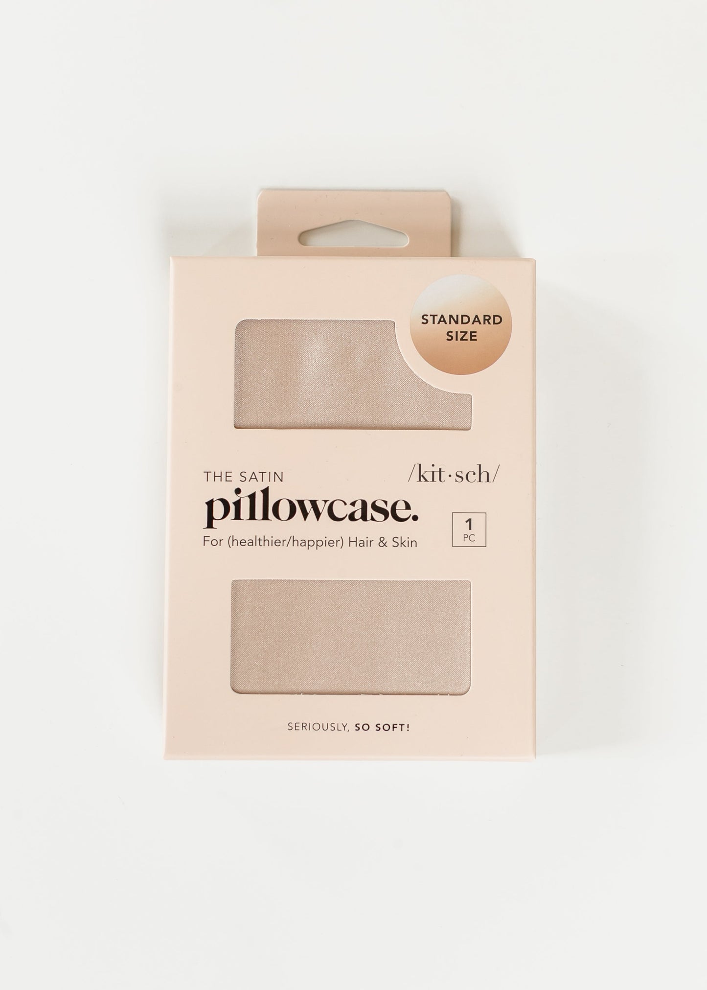 Kitsch™ Satin Standard Size Pillowcase Gifts Champagne