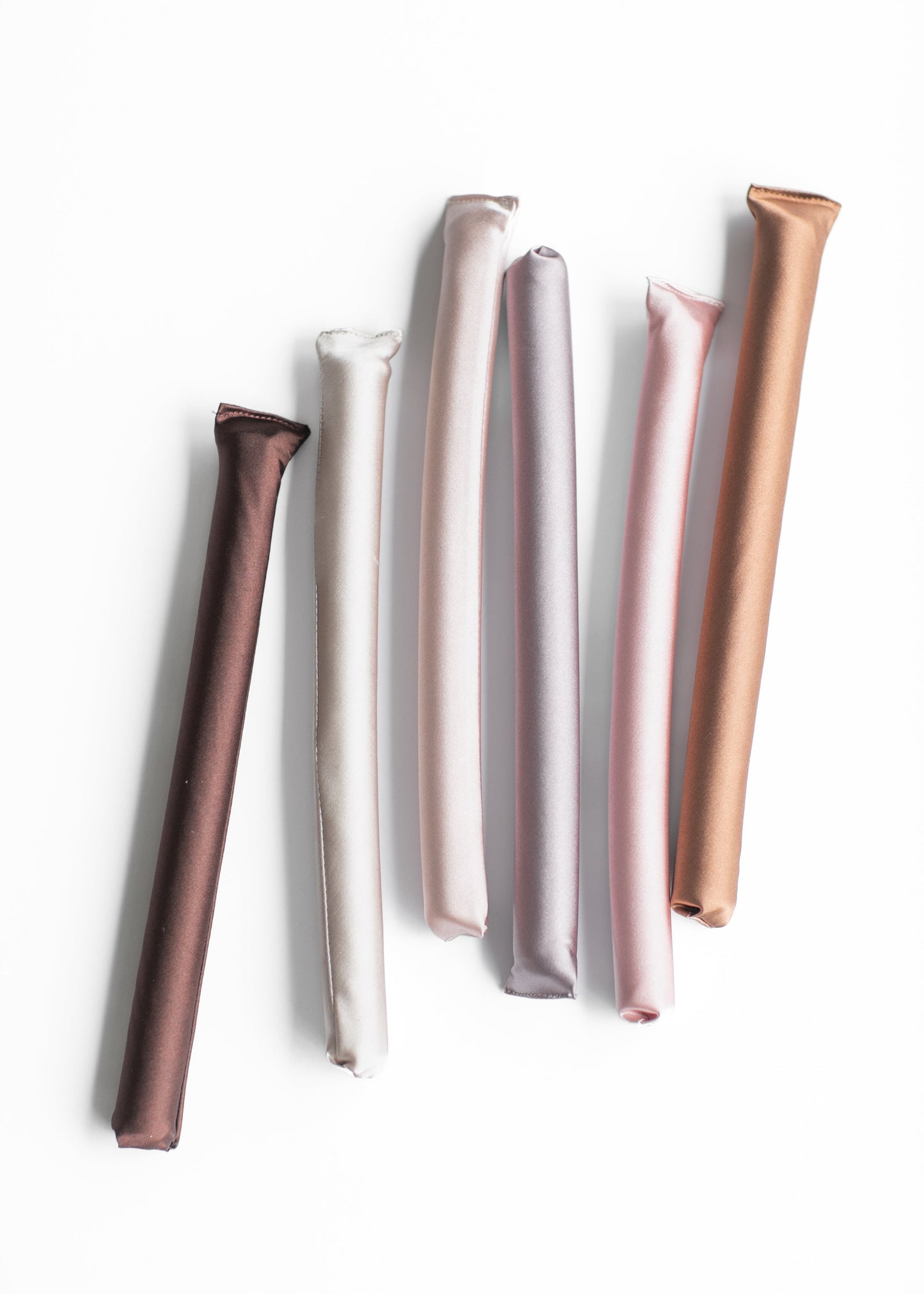 KITSCH™ Satin Wrapped Flexi Rods 6pc Set Accessories