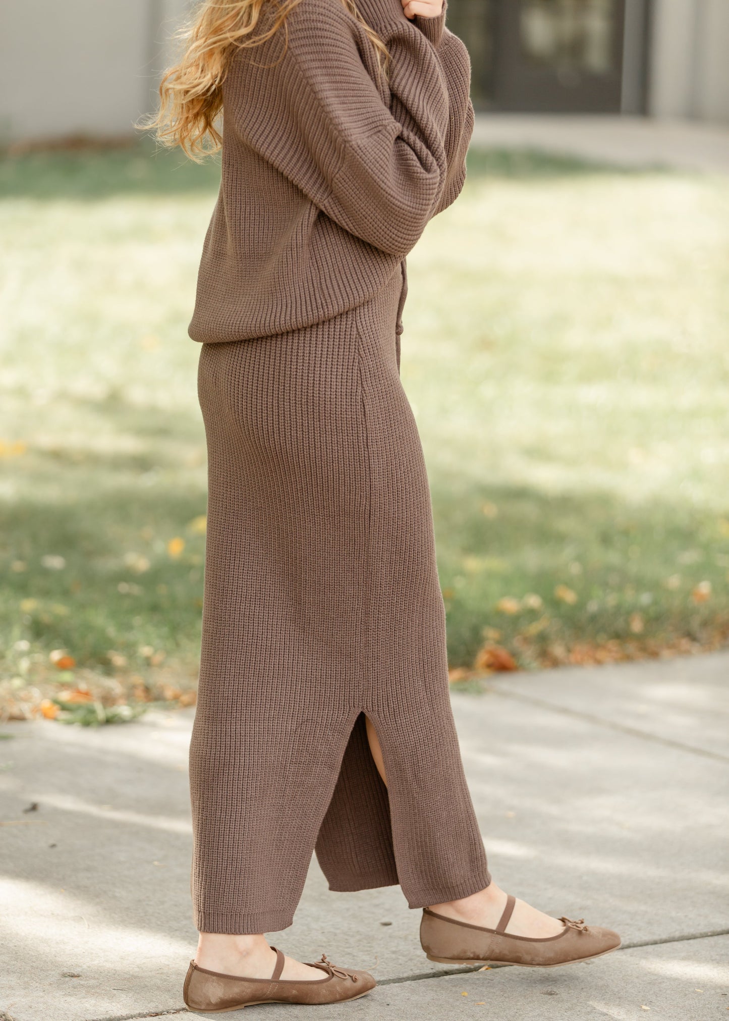Knit Sweater Maxi Skirt FF Skirts