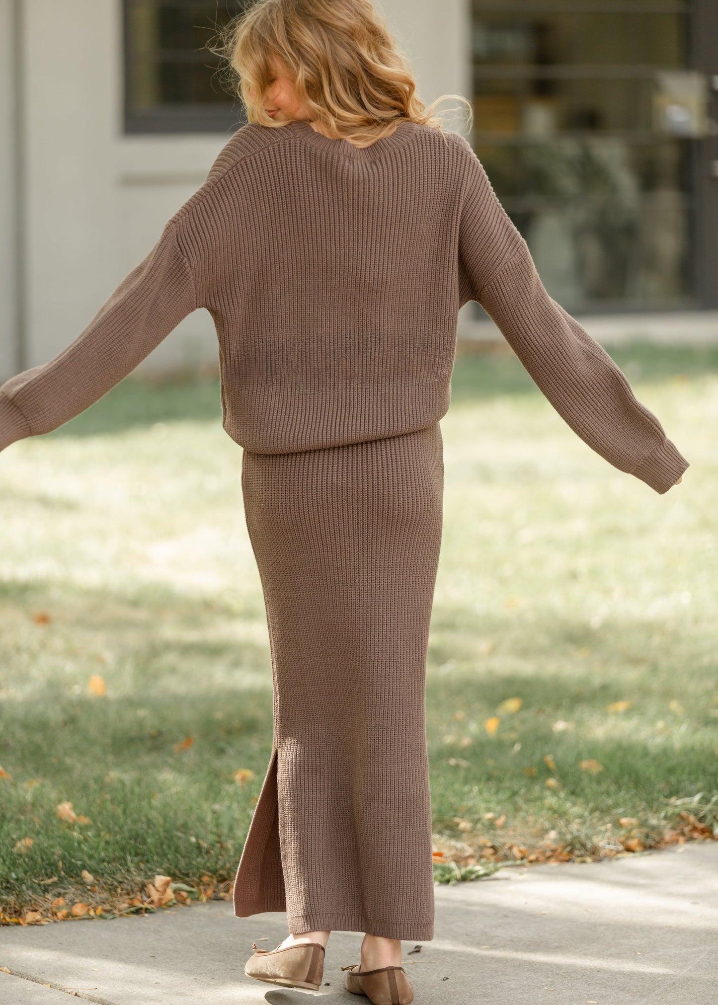 Knit Sweater Maxi Skirt FF Skirts