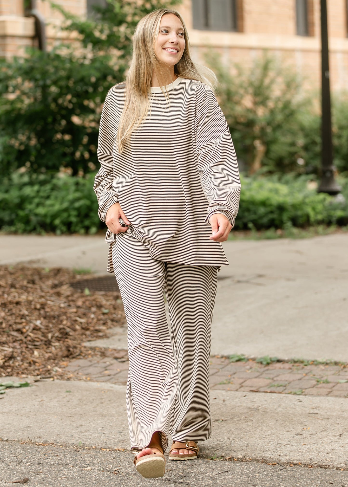 Know The Game Striped Sweats FF Skirts