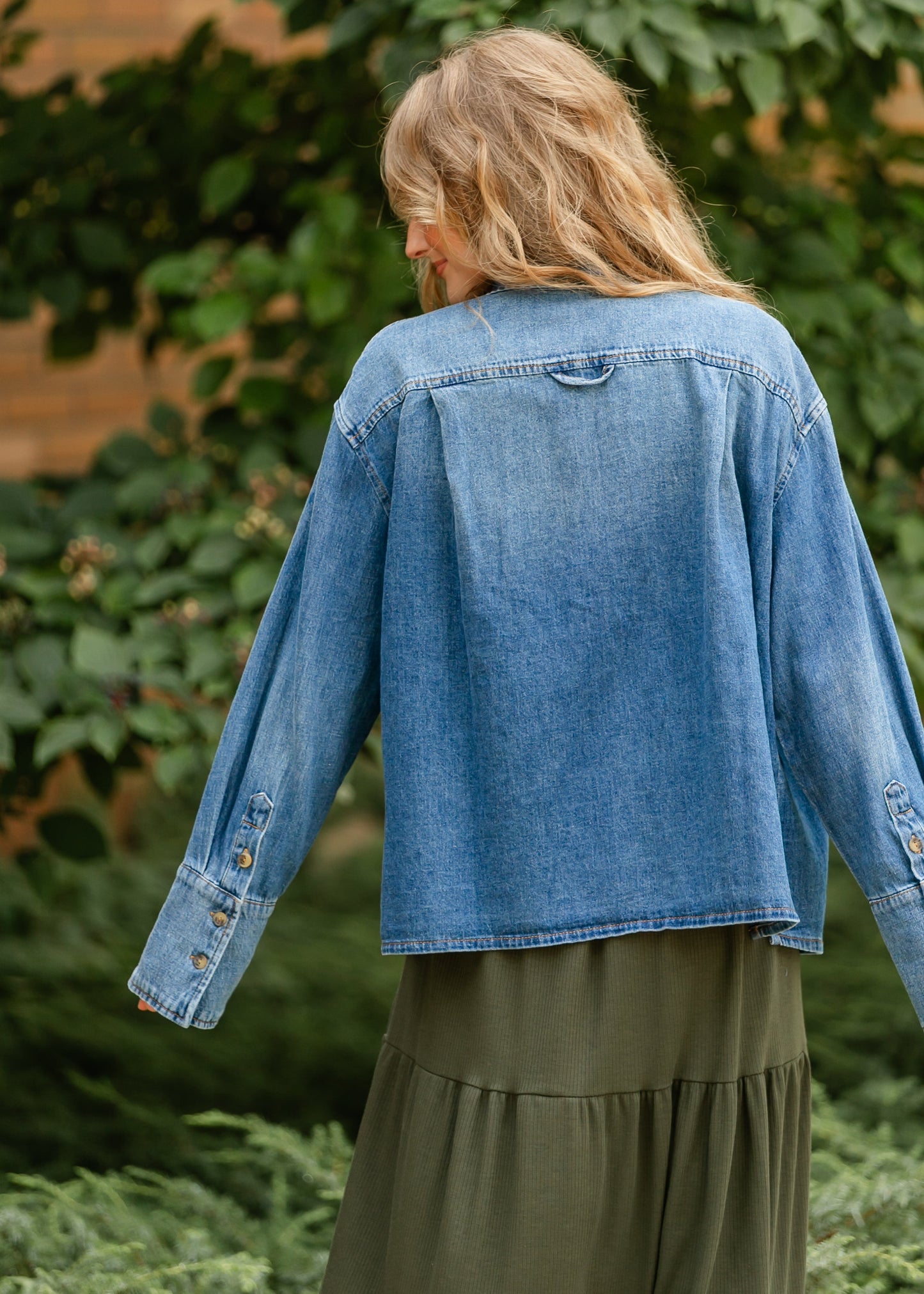 KUT from the Kloth® Gertie Button Front Top FF Layering Essentials