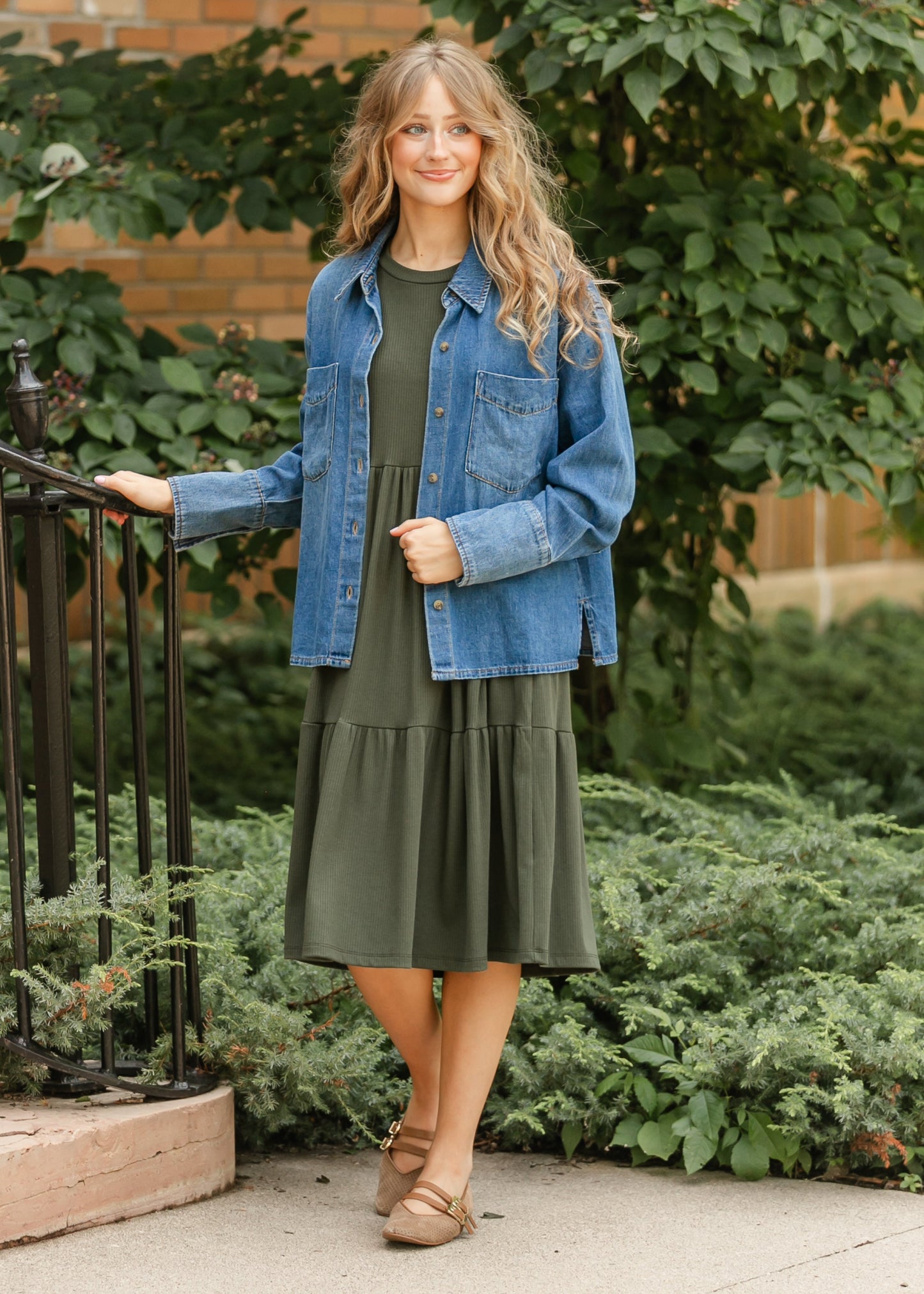 KUT from the Kloth® Gertie Button Front Top FF Layering Essentials