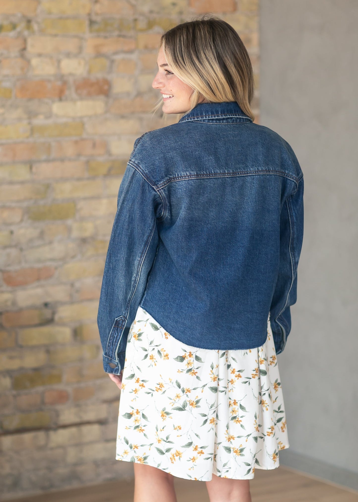Kut from the Kloth® Lana Raw Hem Denim Jacket FF Tops
