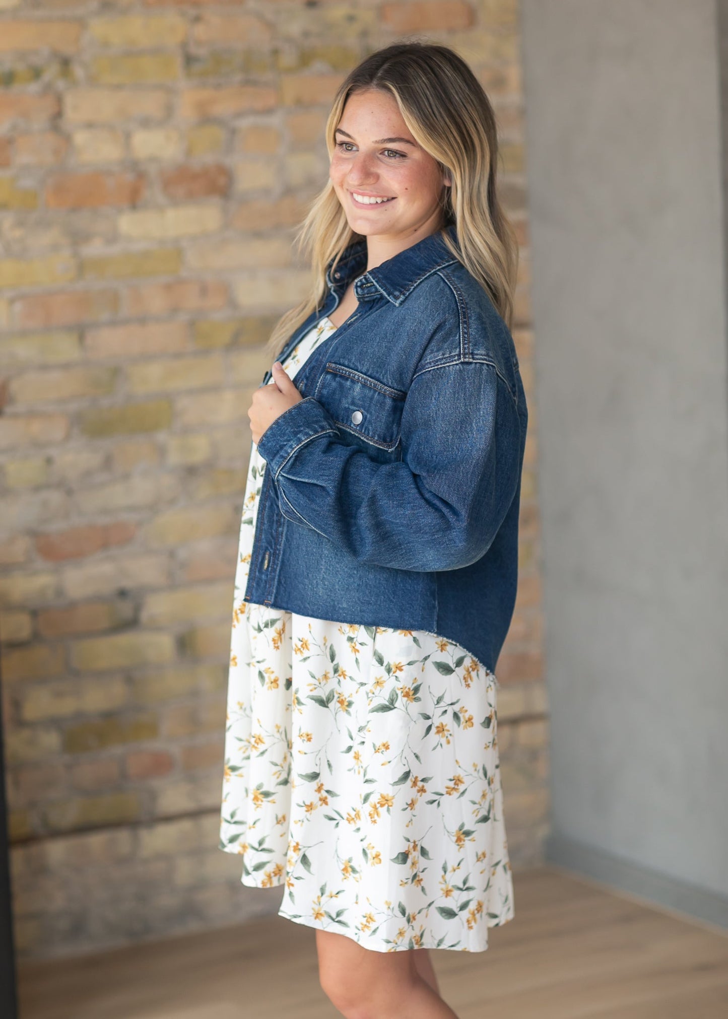 Kut from the Kloth® Lana Raw Hem Denim Jacket FF Tops