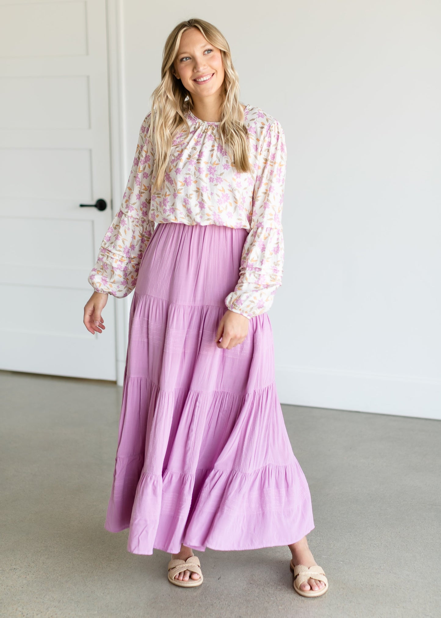 Kyara Smocked Sleeveless Maxi Dress FF Dresses