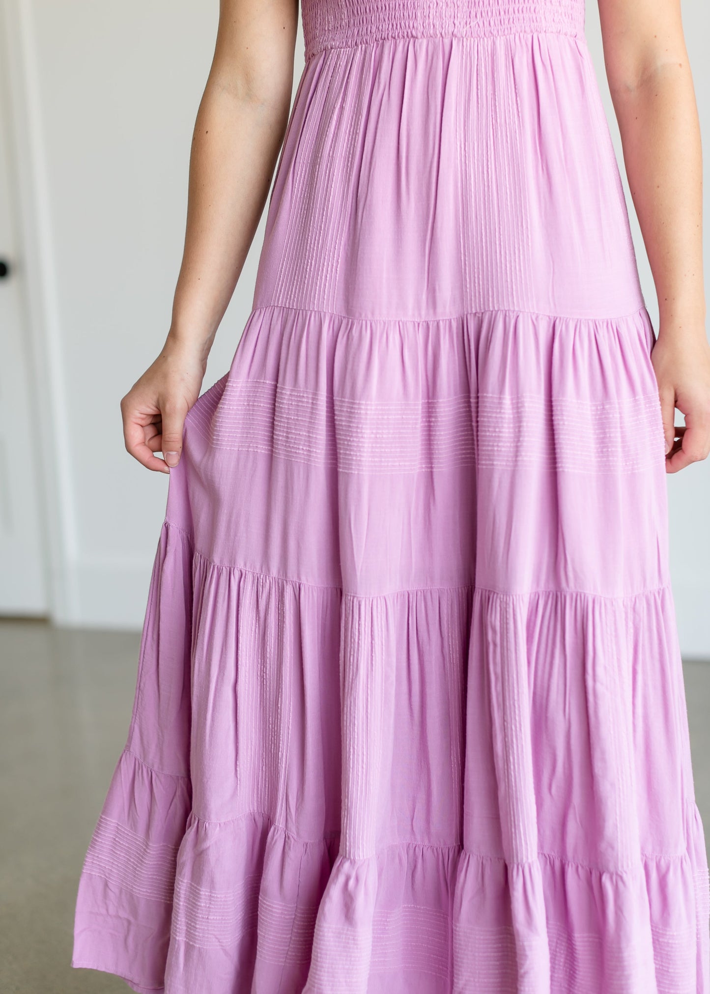 Kyara Smocked Sleeveless Maxi Dress FF Dresses