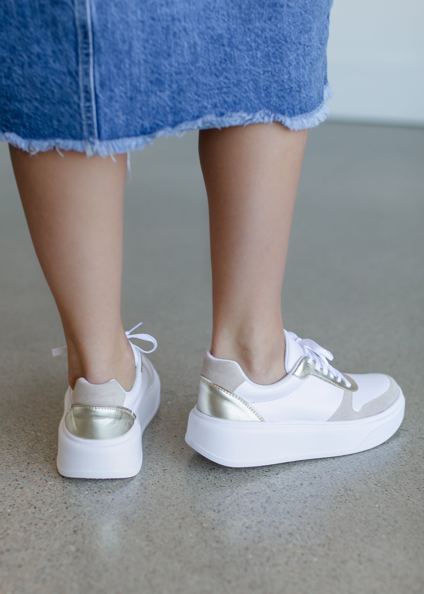 Lace-up Platform Sneakers Shoes