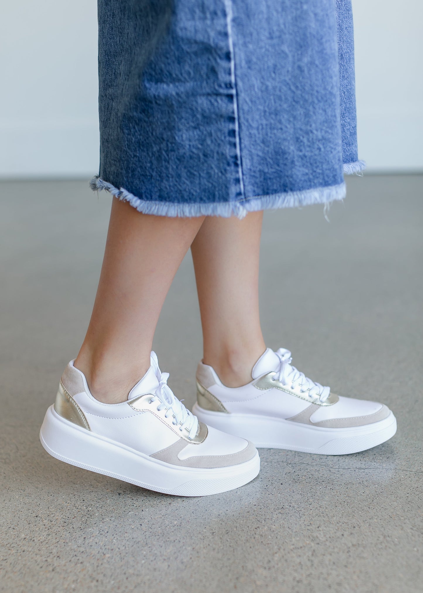 Lace-up Platform Sneakers Shoes