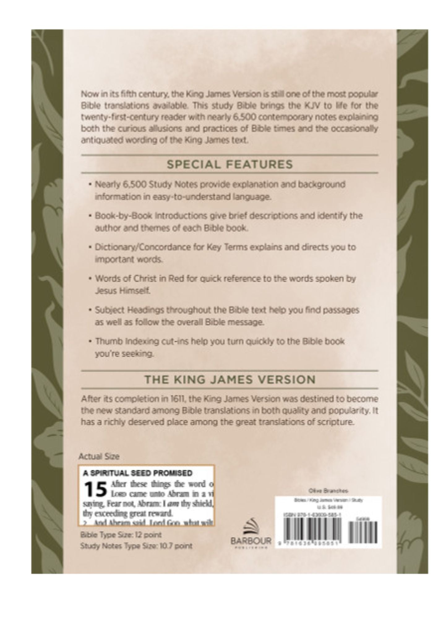 Large Print KJV Study Bible Gifts