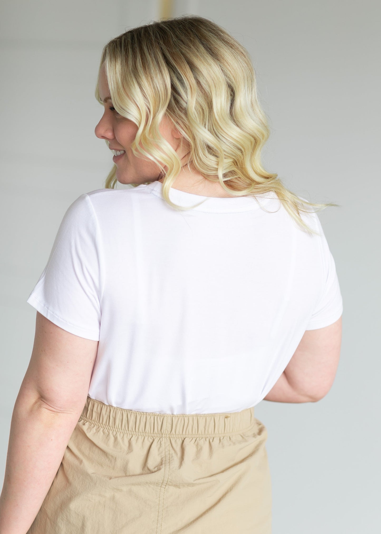 Laura Tencel Short Sleeve T-shirt Tops