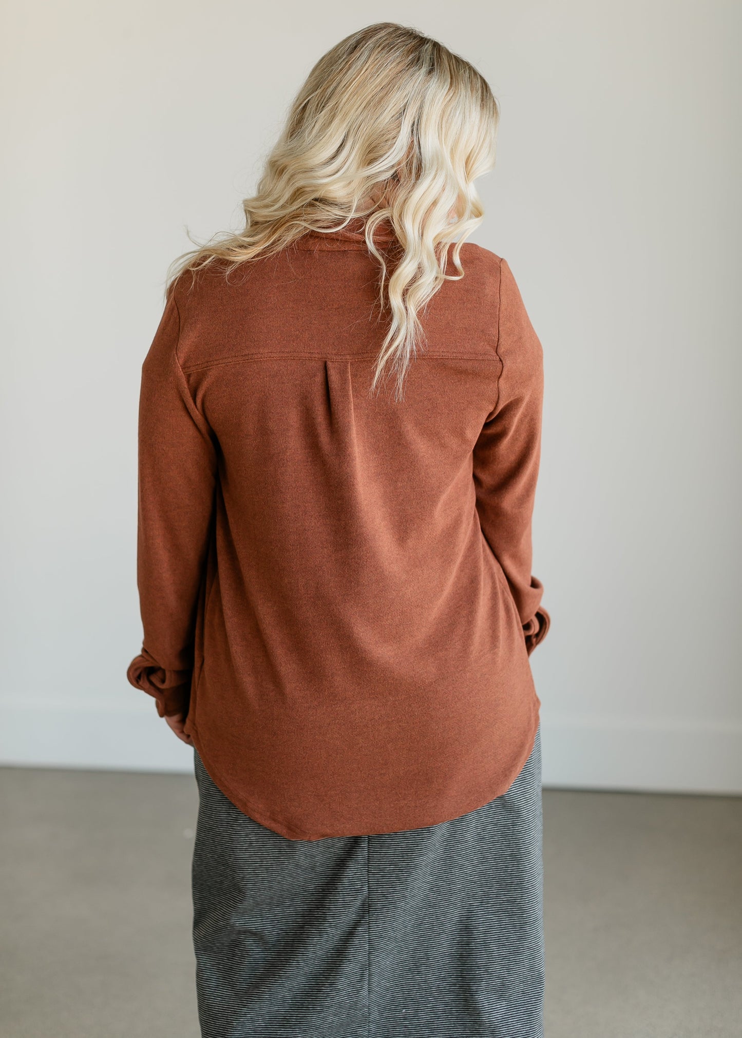 Lewis Long Sleeve Soft Top FF Tops
