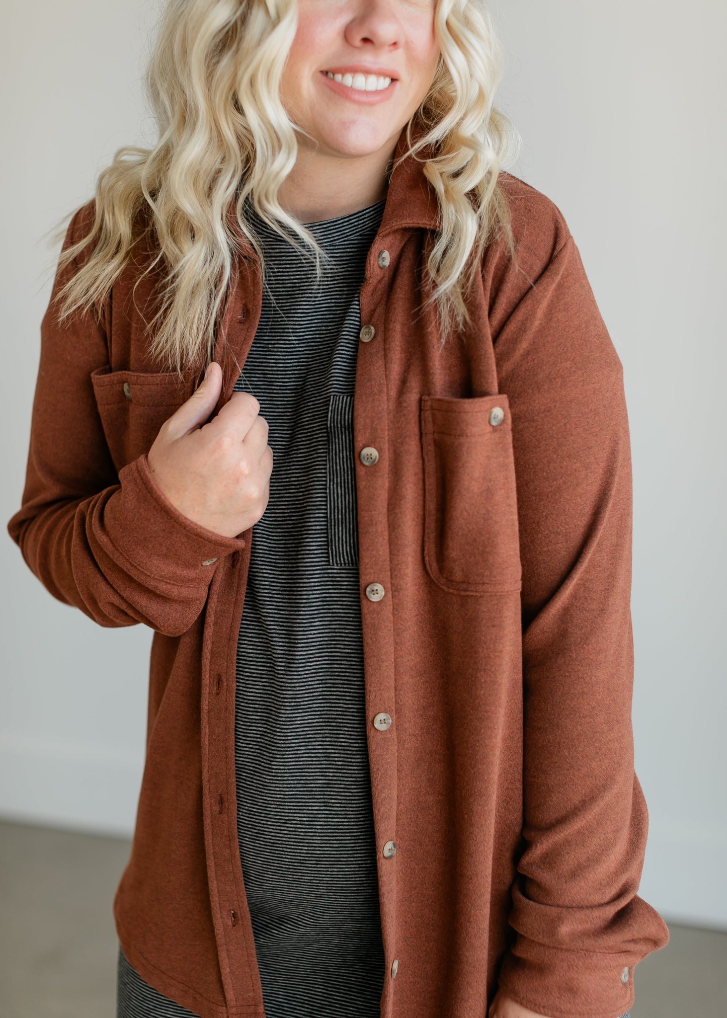 Lewis Long Sleeve Soft Top FF Tops