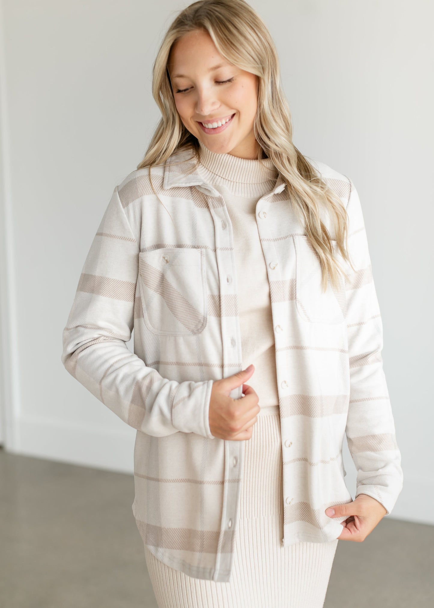Lewis Long Sleeve Soft Top FF Tops Checkered / S