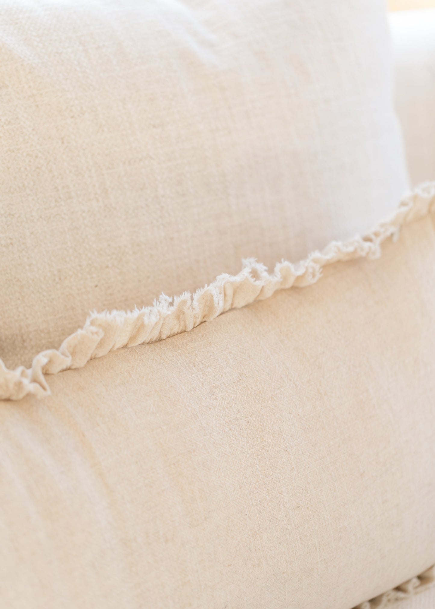 Linen Blend Lumbar Cushion Cover Pillowcase Gifts
